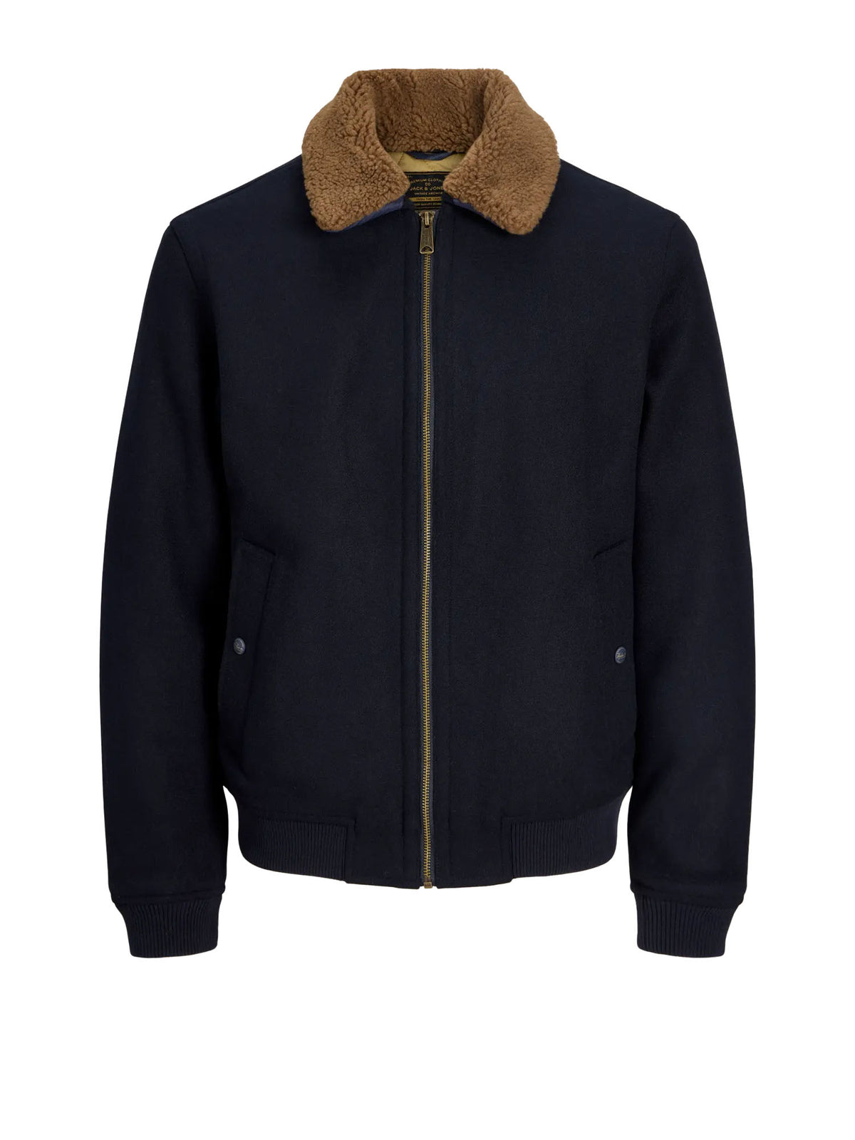 Jack & Jones JPRBluMelvin Wool Blend Bomber Blu