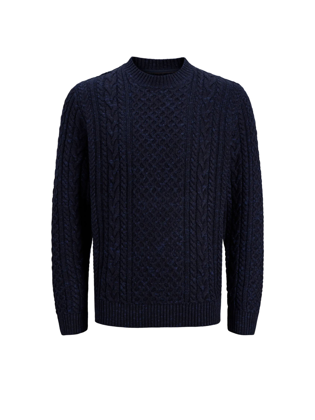 Jack & Jones JPRBluCallum Cable Knit Crew Neck Blu