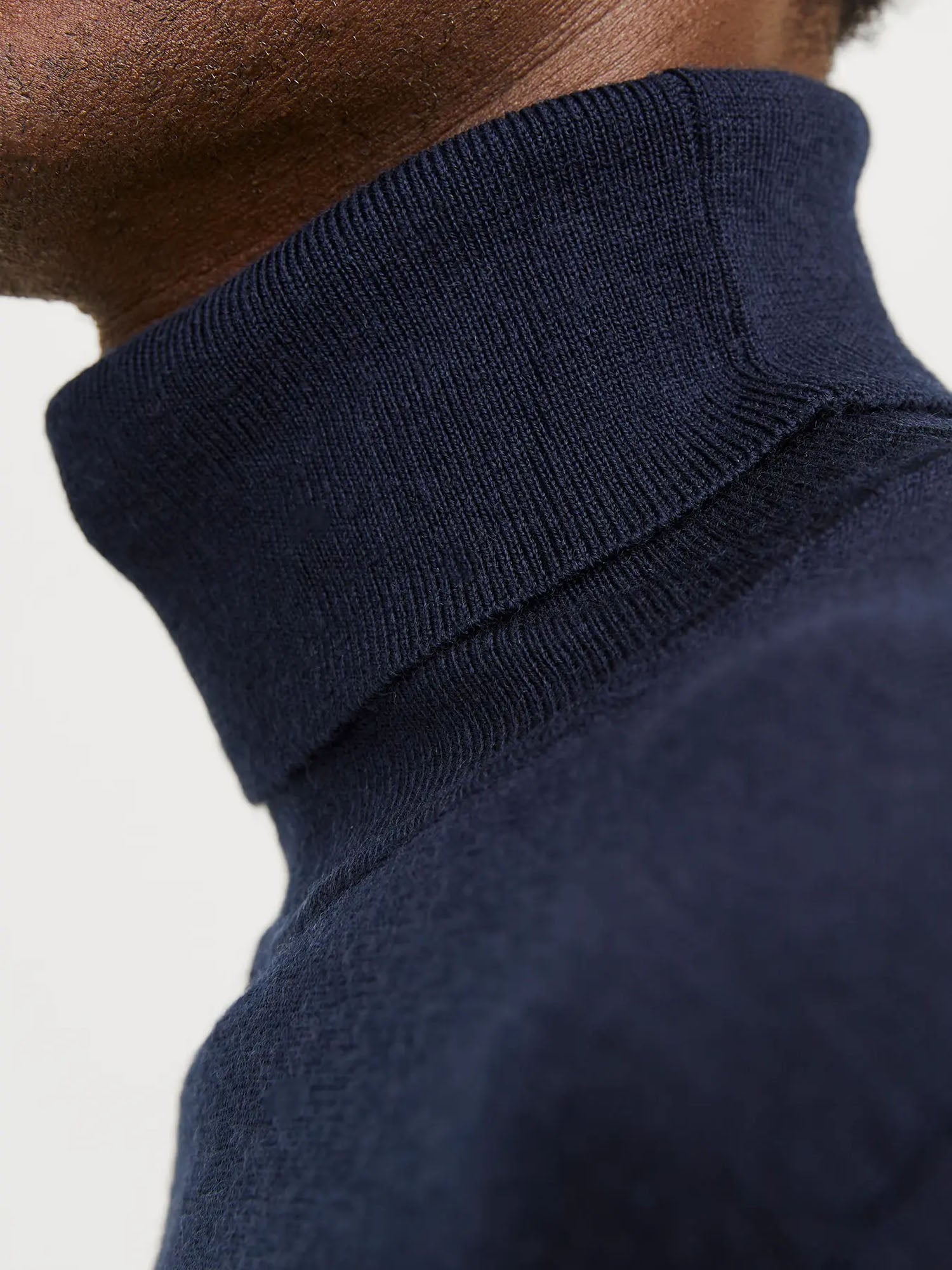 Jack & Jones Jprblamerino Knit Roll Neck Blu