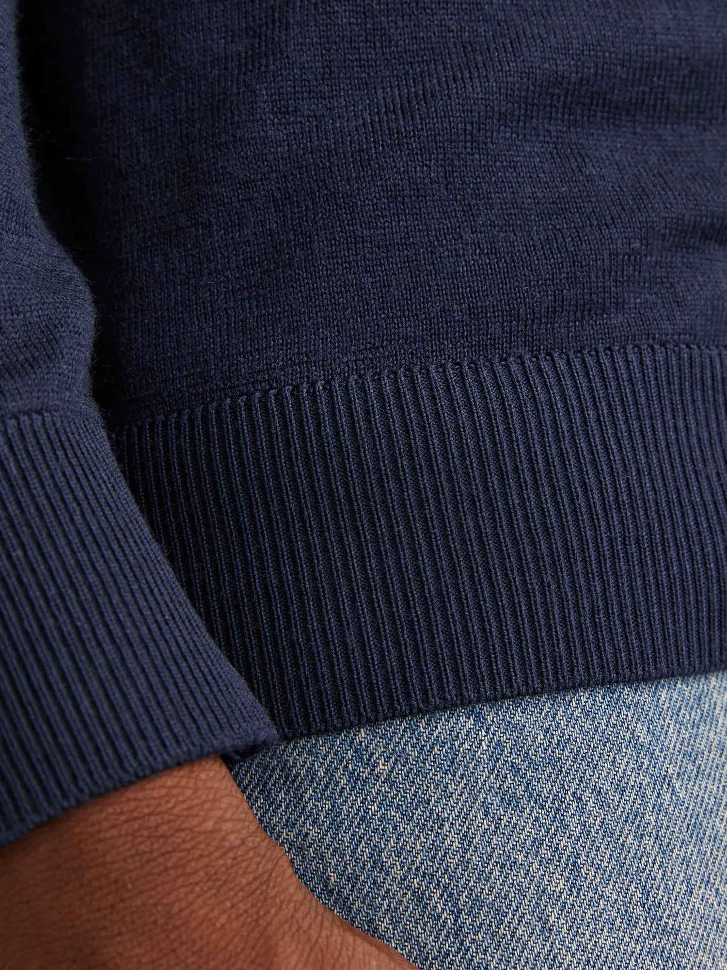 Jack & Jones Jprblamerino Knit Roll Neck Blu