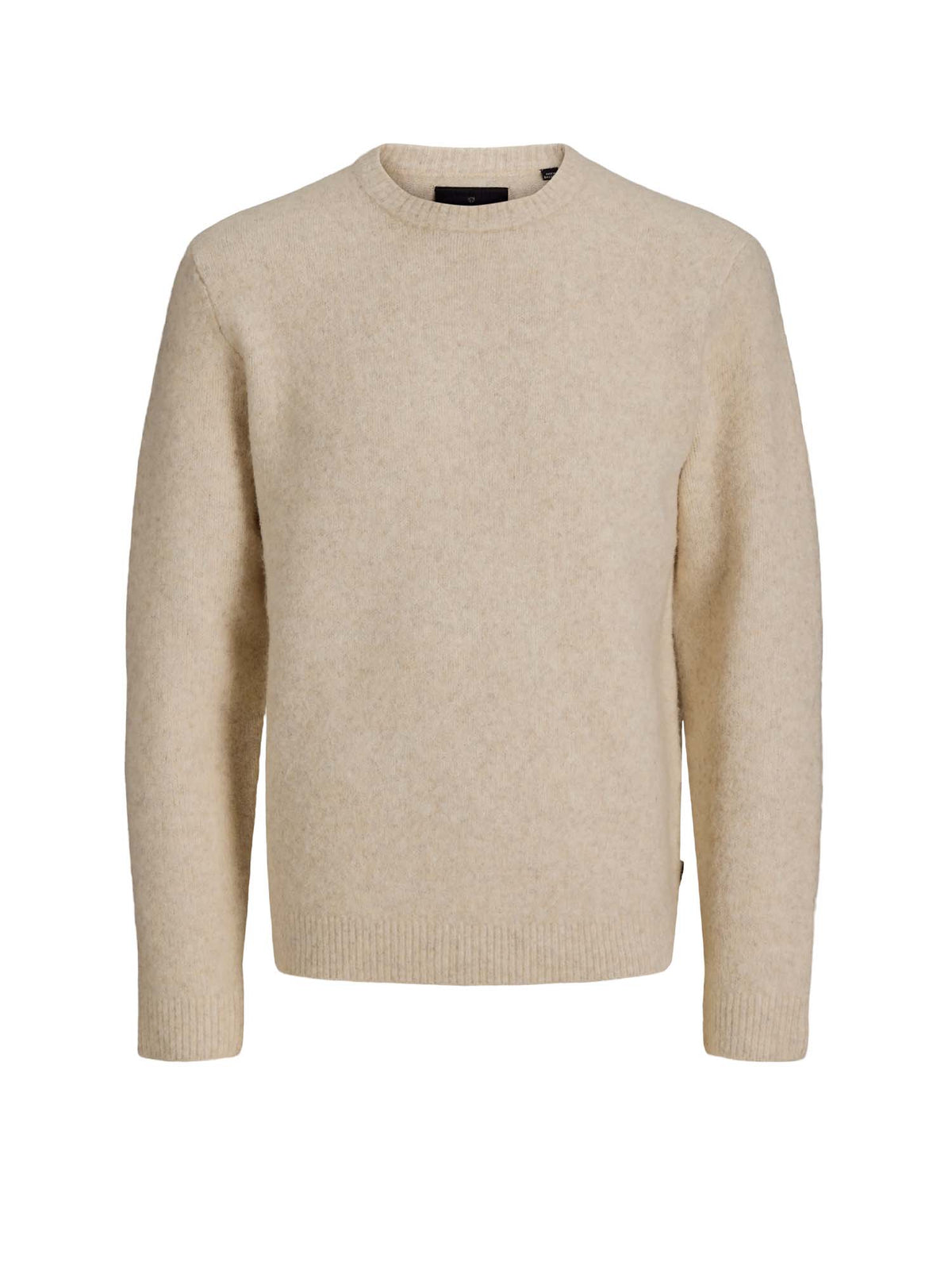 Jack & Jones Jprblasimon Souffle Knit Crew Neck Sn Beige