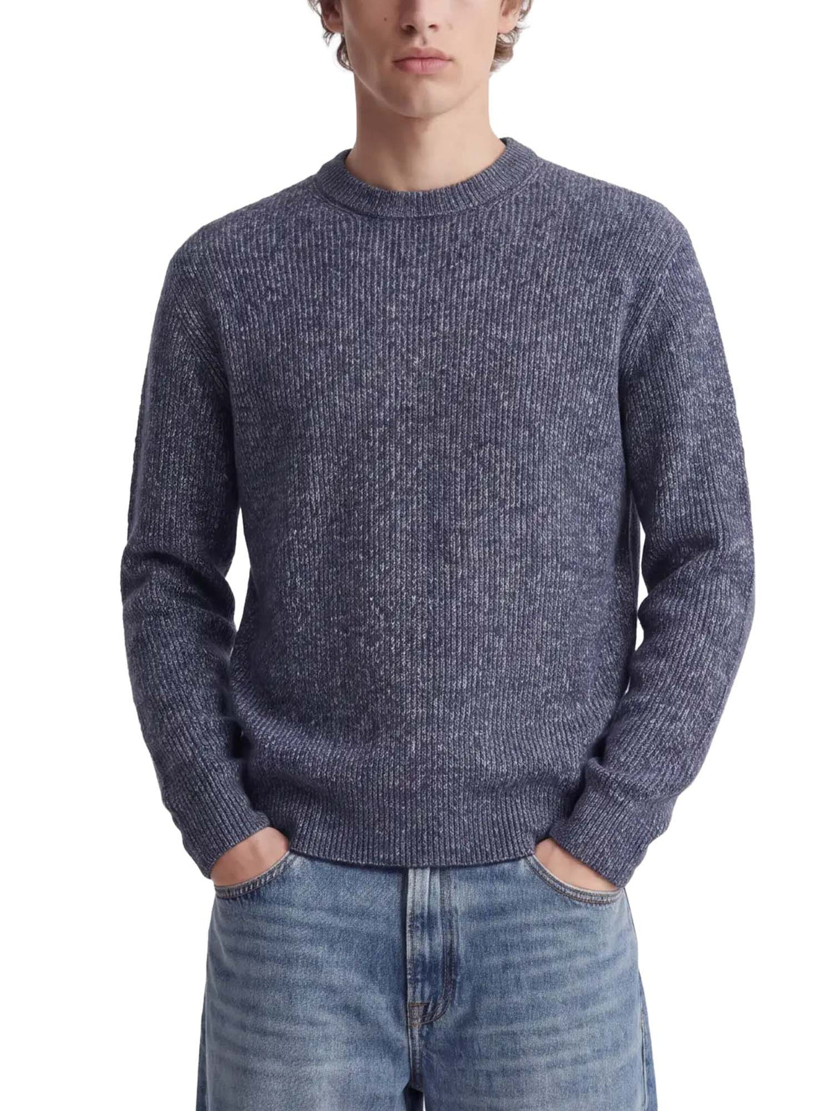 Jack & Jones JORFrederiksberg Ollie Knit Crew Neck Blu
