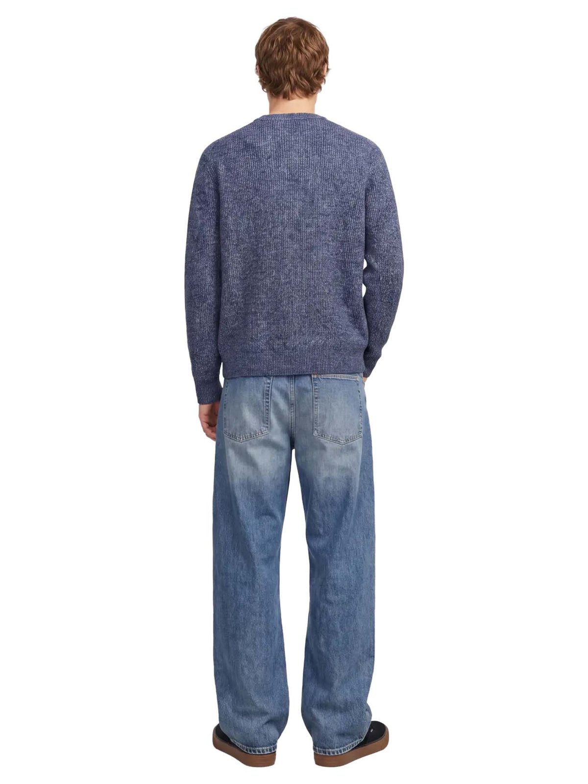 Jack & Jones JORFrederiksberg Ollie Knit Crew Neck Blu