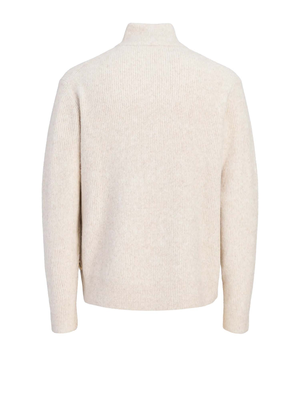 Jack & Jones Jorfrederiksberg Ollie Knit Half Zip Bianco