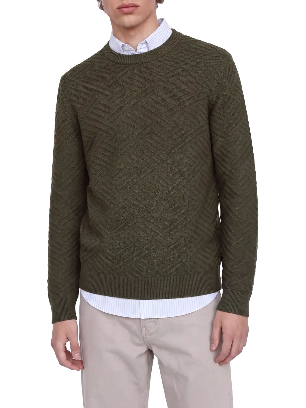 Jack & Jones JPRBluCole Knit Structure Verde