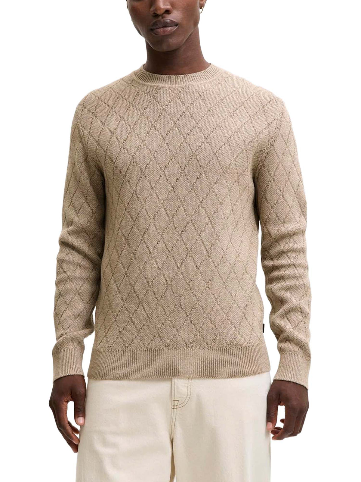 Jack & Jones JPRBluCole Knit Structure Beige