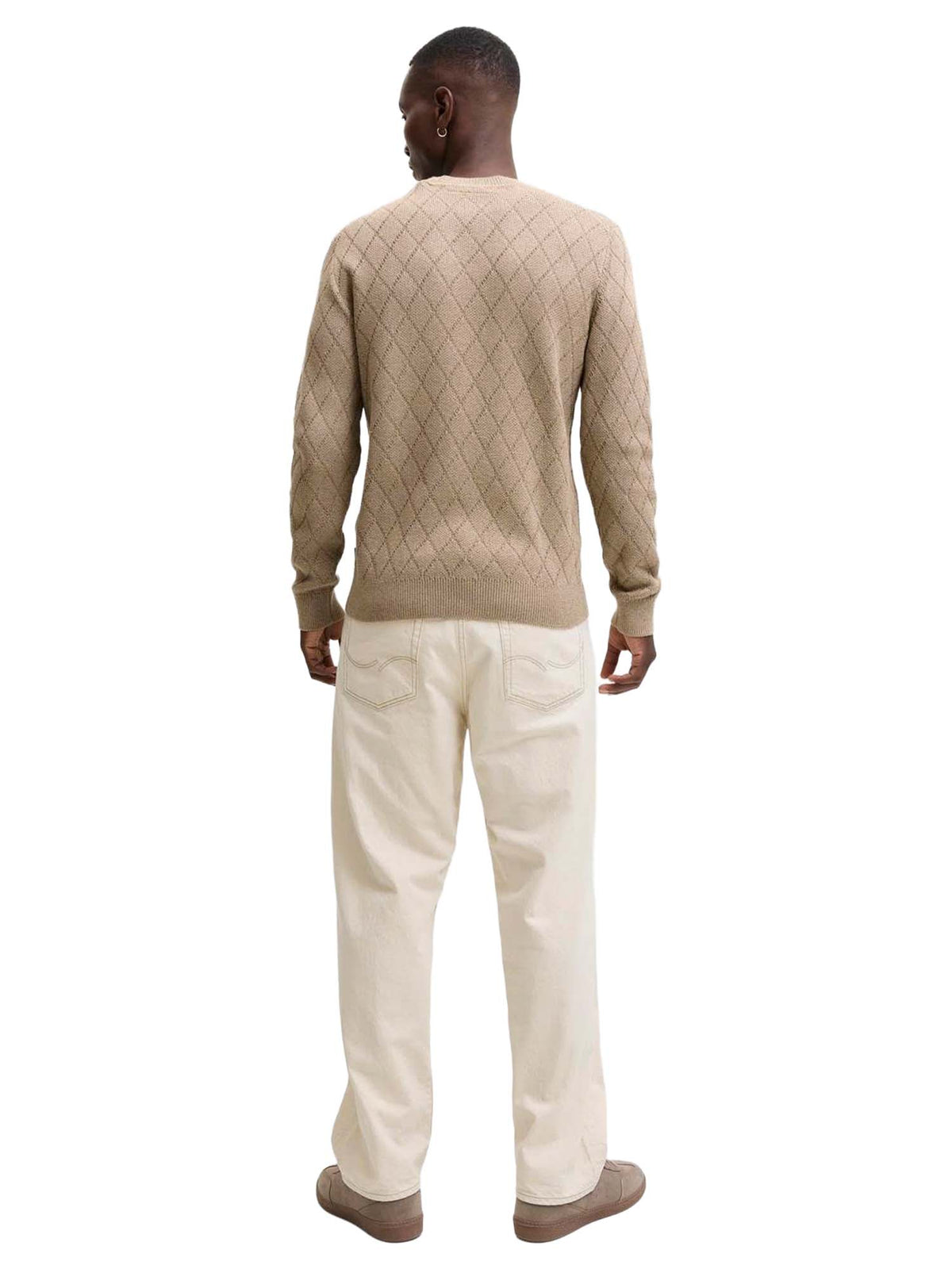 Jack & Jones JPRBluCole Knit Structure Beige