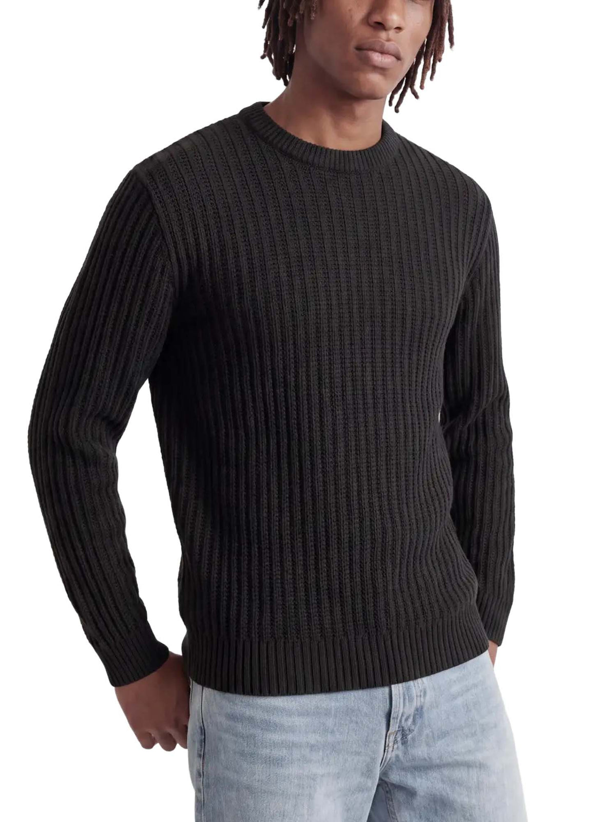 Jack & Jones Jjjaxon Knit Crew Neck Nero