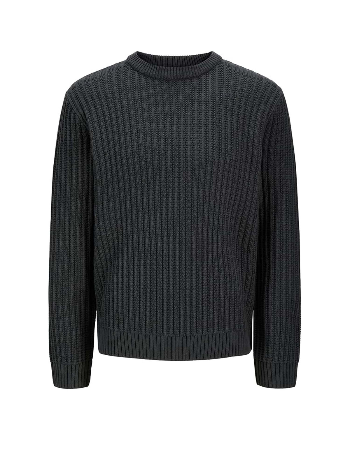 Jack & Jones Jjjaxon Knit Crew Neck Grigio