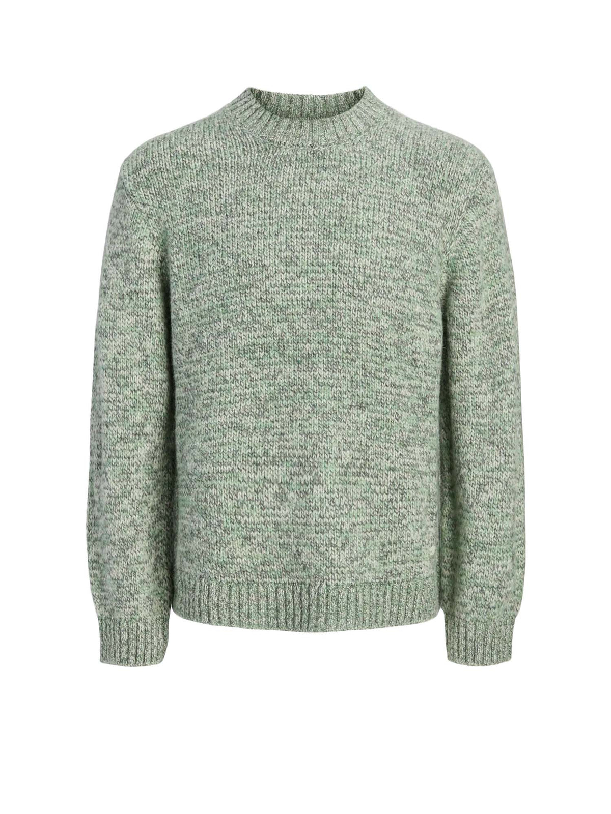 Jack & Jones Jormontreal Knit Twisted Crew Neck Verde