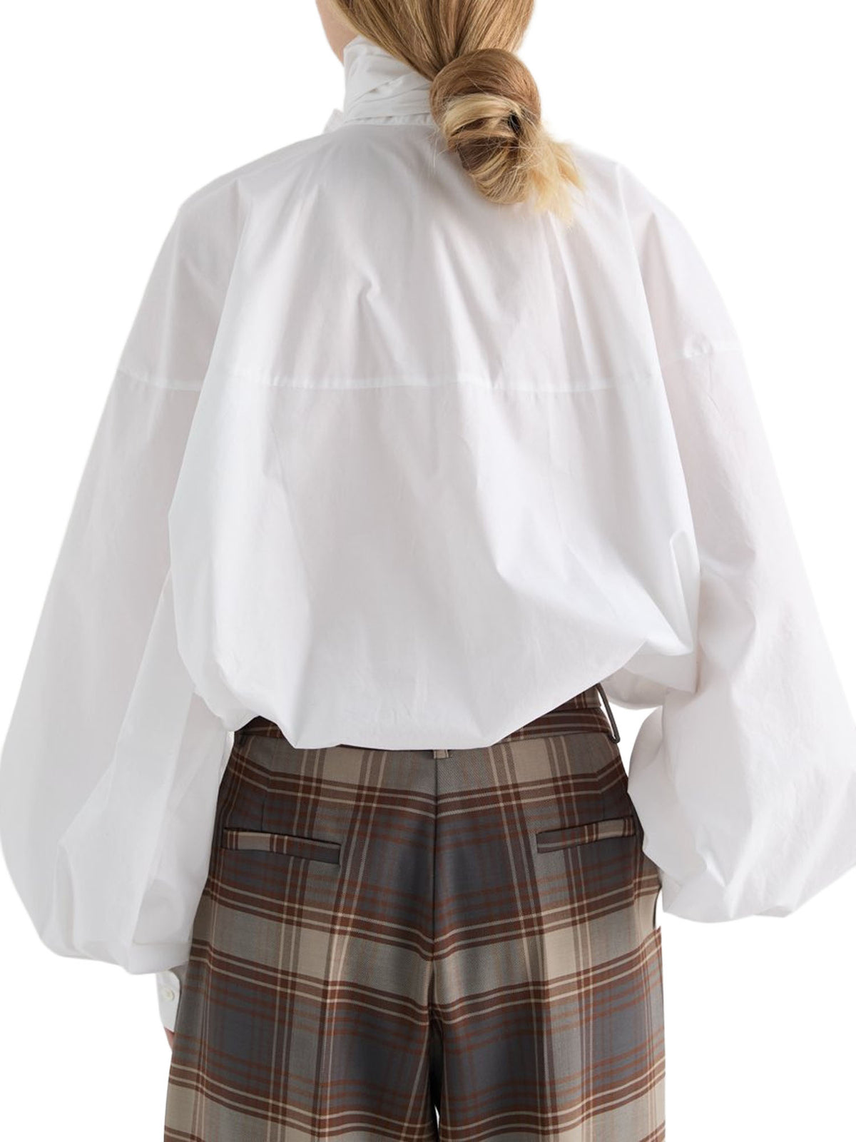 Meimei J. Blusa manica lunga Bianco