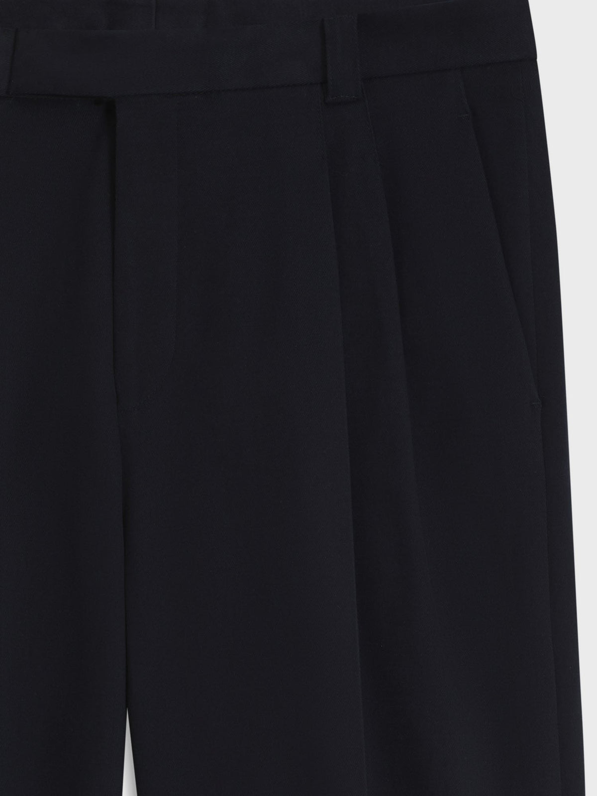 Boss Pantaloni formali relaxed fit in cotone elasticizzato italiano Blu