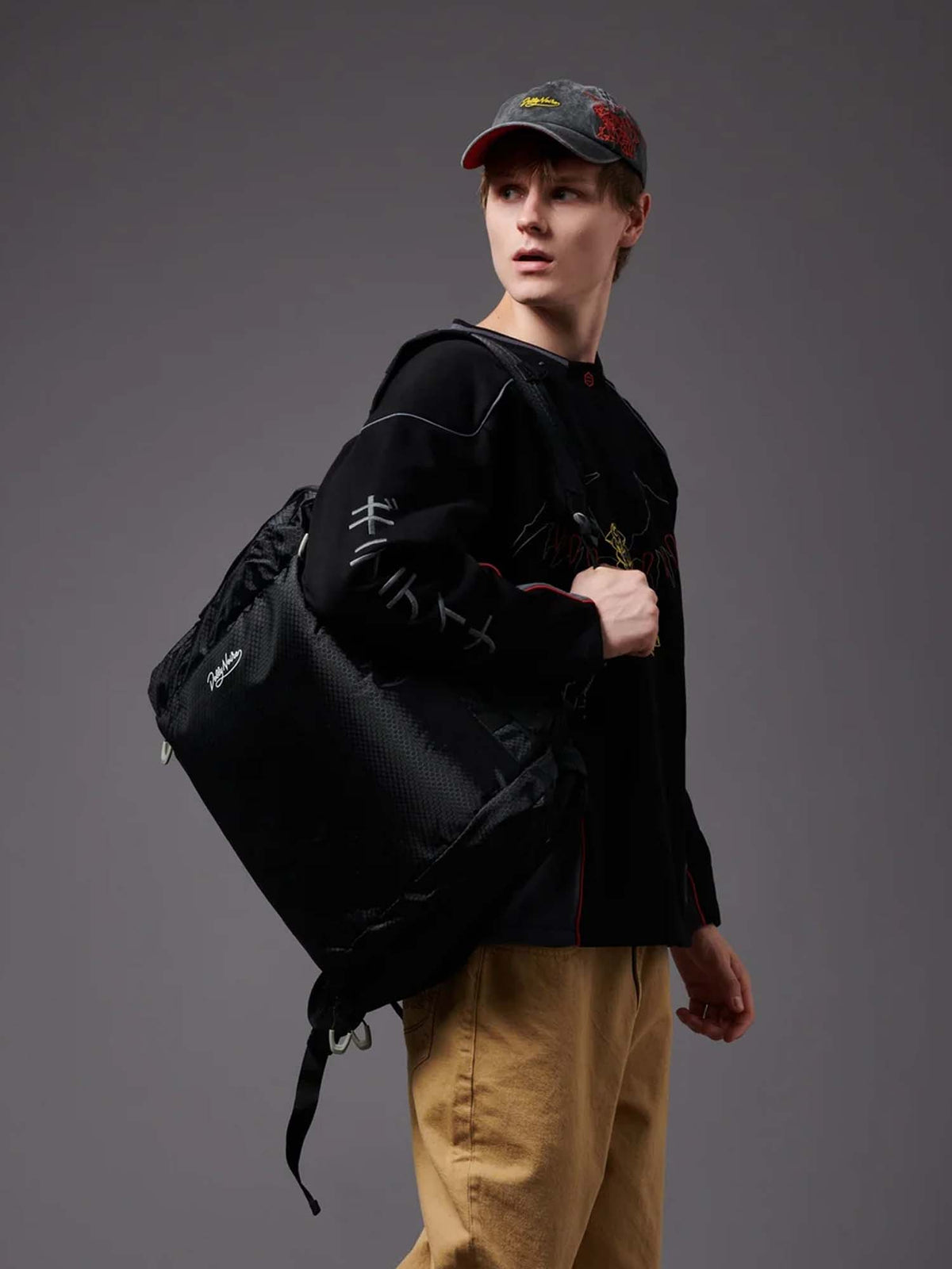 Dolly Noire Giratina Mini Duffle Pro Nero