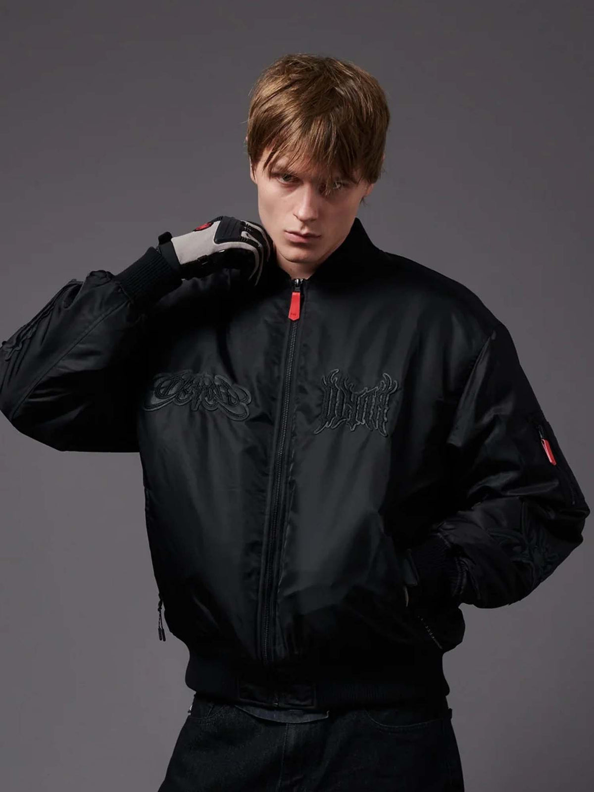 Dolly Noire Shard Dolly Noire Bomber Jacket Nero