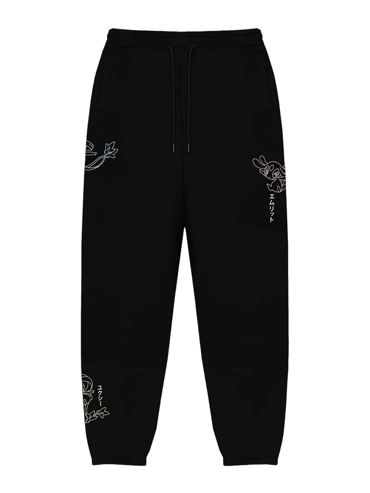 Dolly Noire Uxie, Mesprit, Azelf Sweatpants Nero