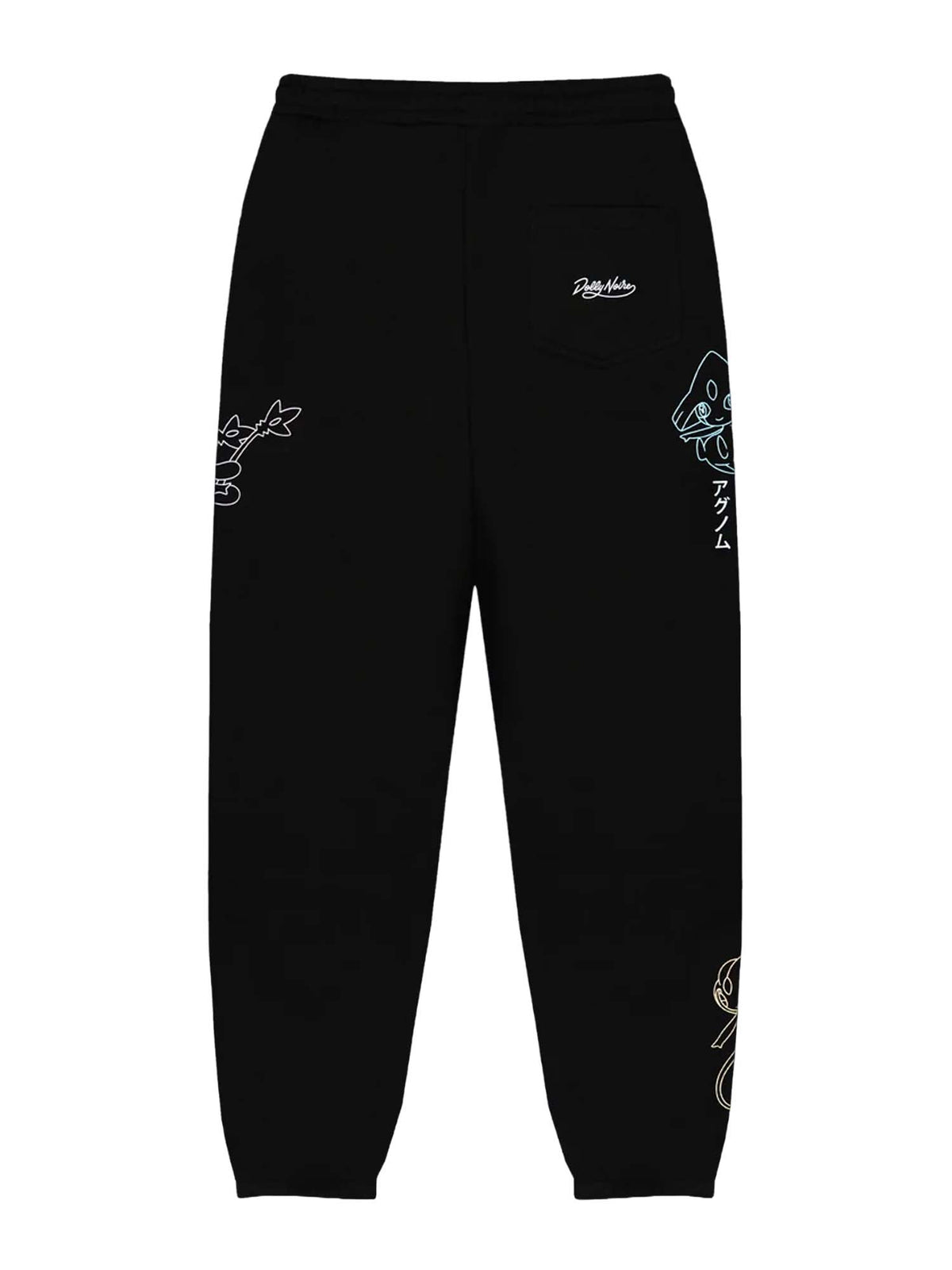 Dolly Noire Uxie, Mesprit, Azelf Sweatpants Nero