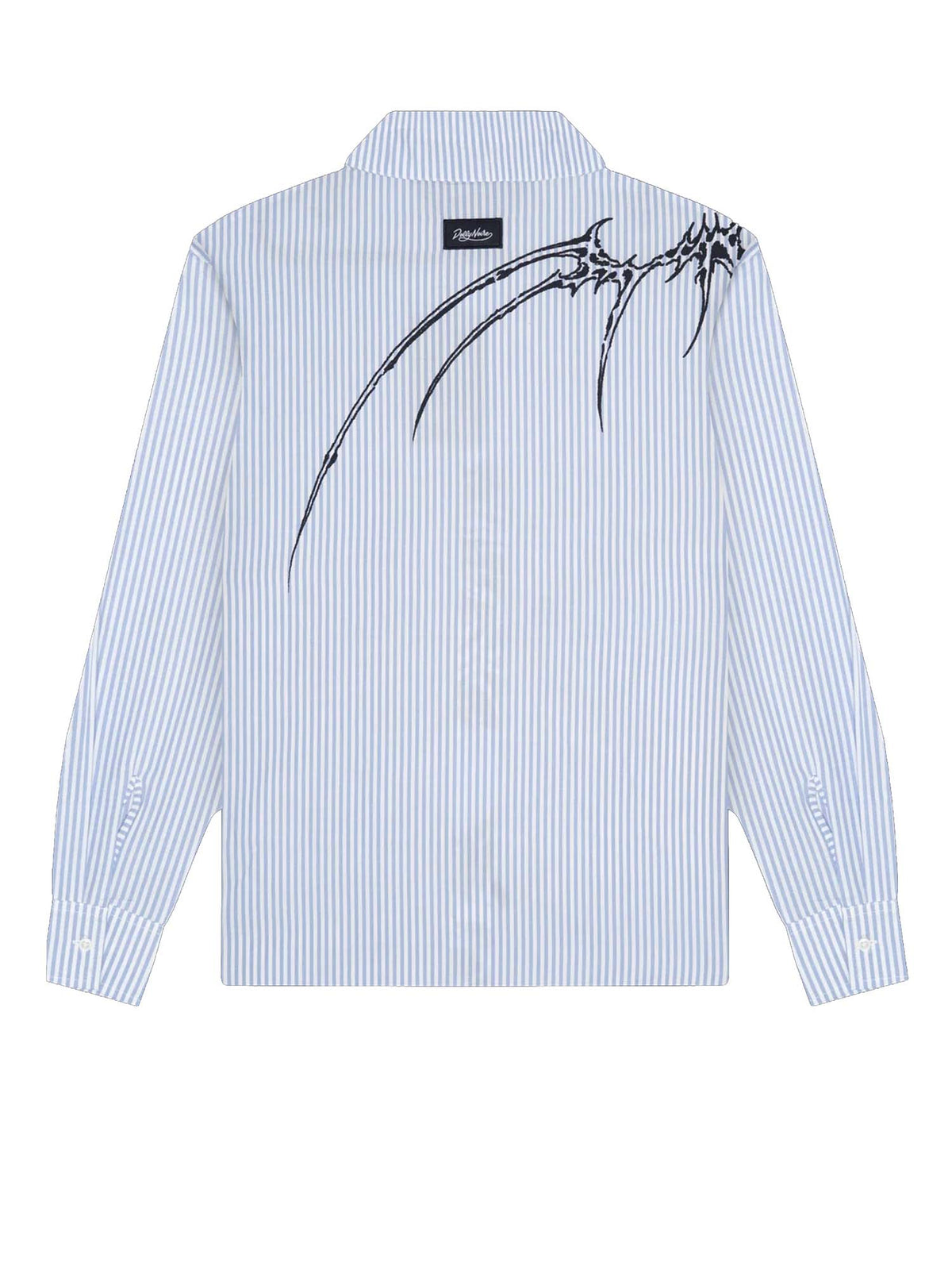 Dolly Noire Shard Dragon Long Sleeves Shirt Azzurro