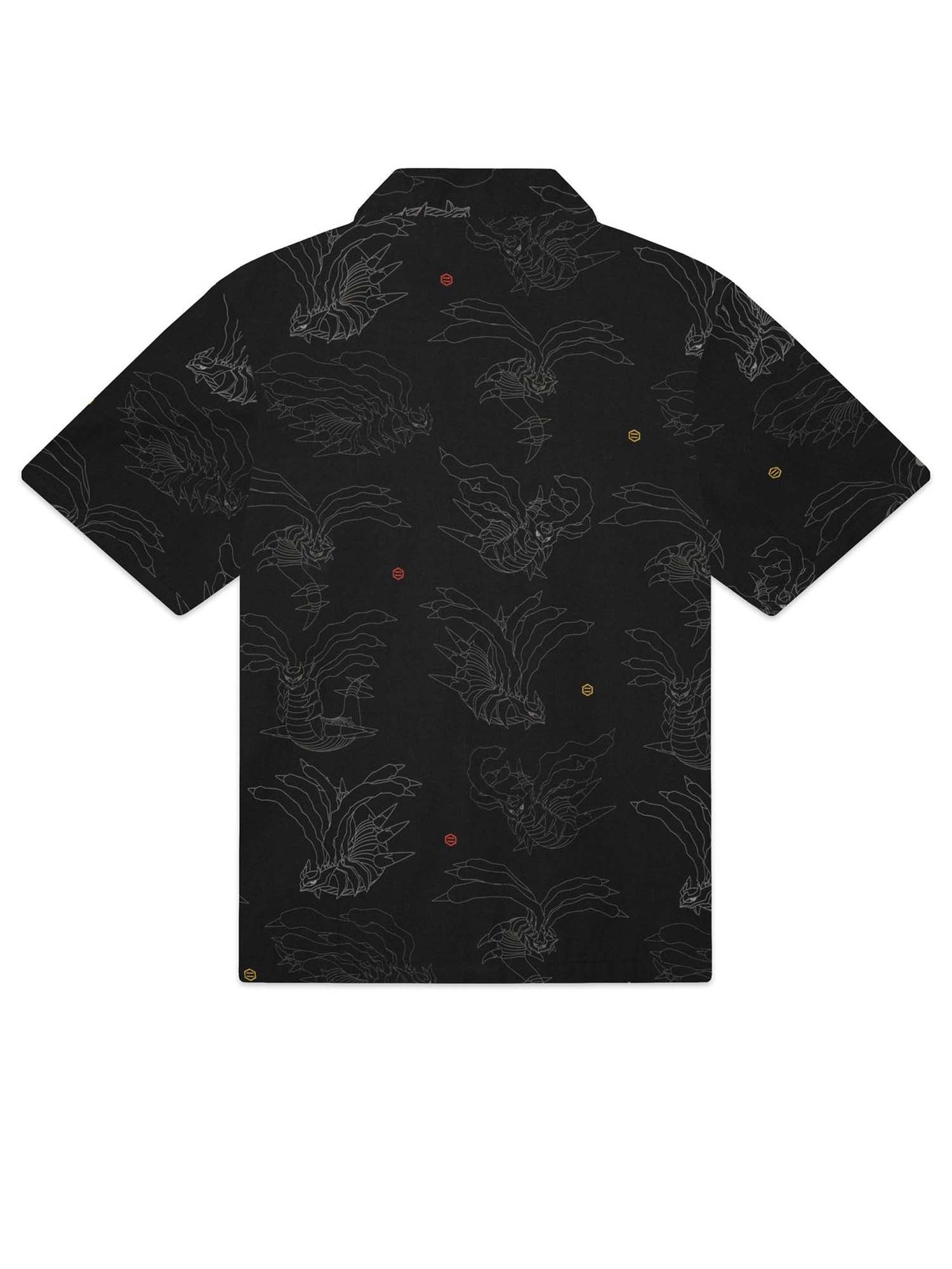 Dolly Noire Giratina Pattern Shirt Nero