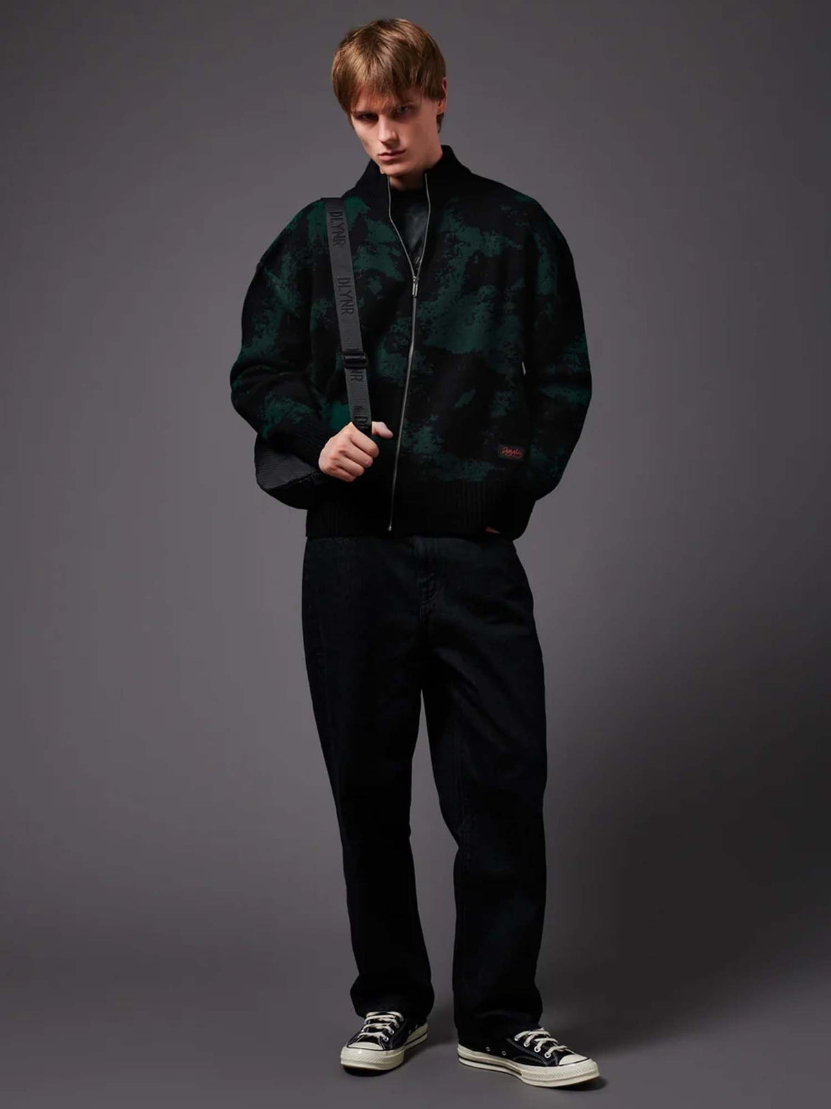 Dolly Noire Oxide Residue Cardigan Verde