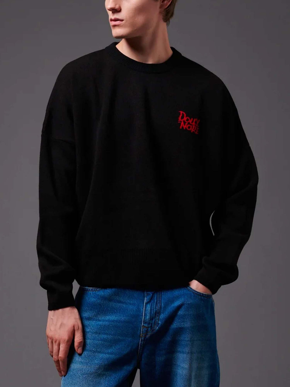 Dolly Noire Satanicat Over Sweater Nero