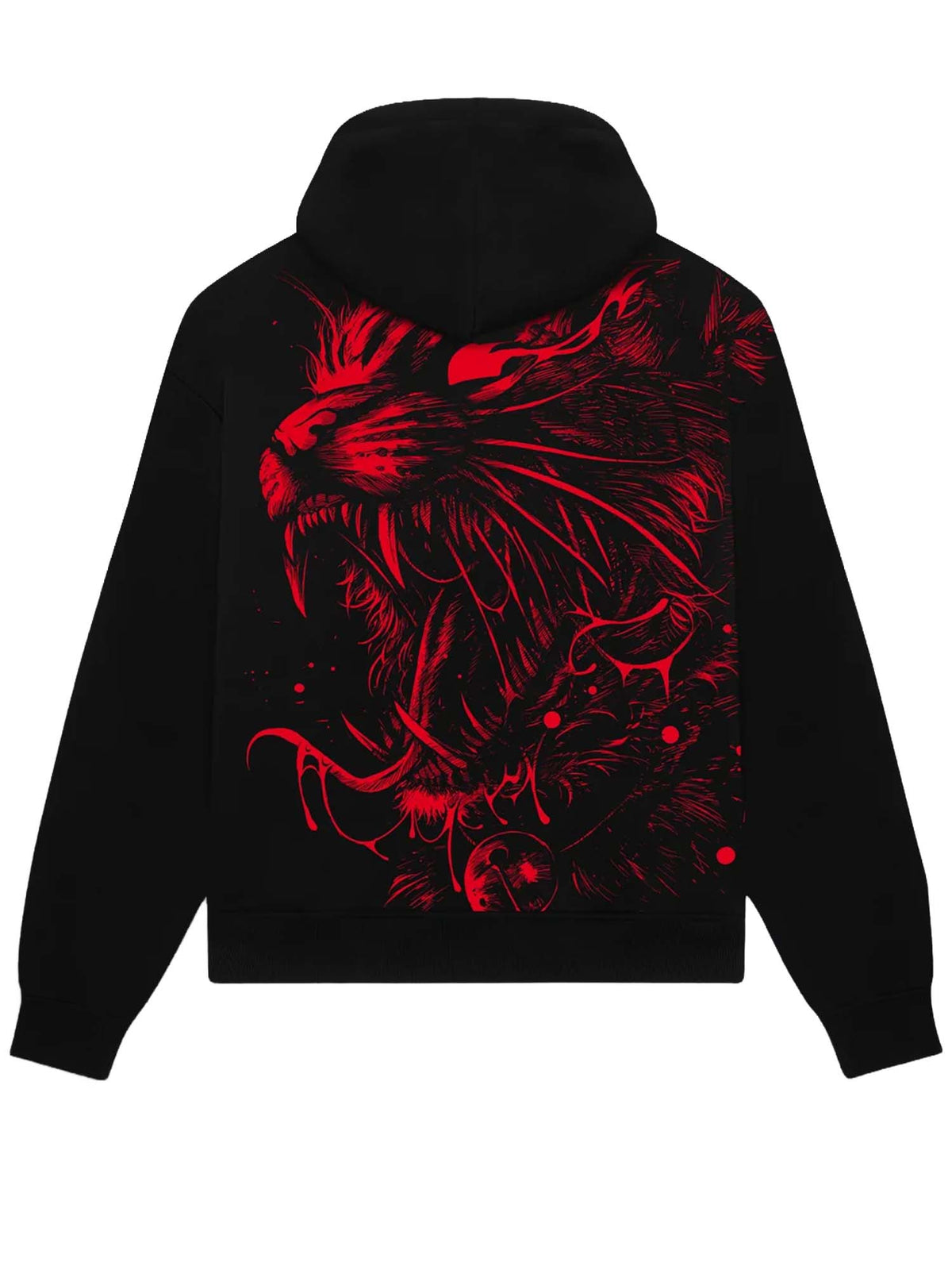 Dolly Noire Satanicat Hoodie Nero