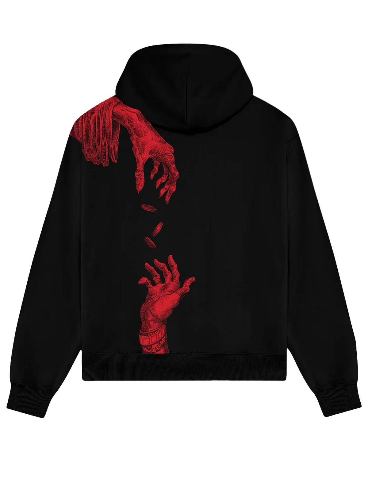 Dolly Noire Corruption Zip Hoodie Nero