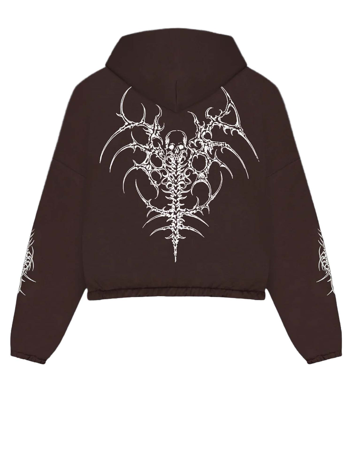Dolly Noire The Guardian Over Hoodie Marrone