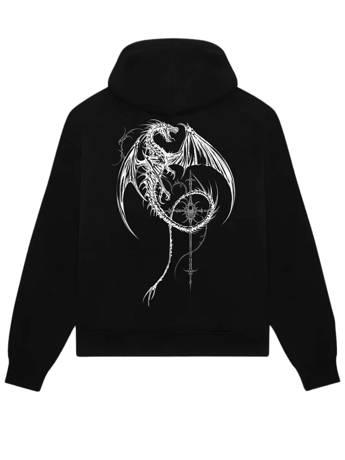 Dolly Noire Occult Dragon Hoodie Nero