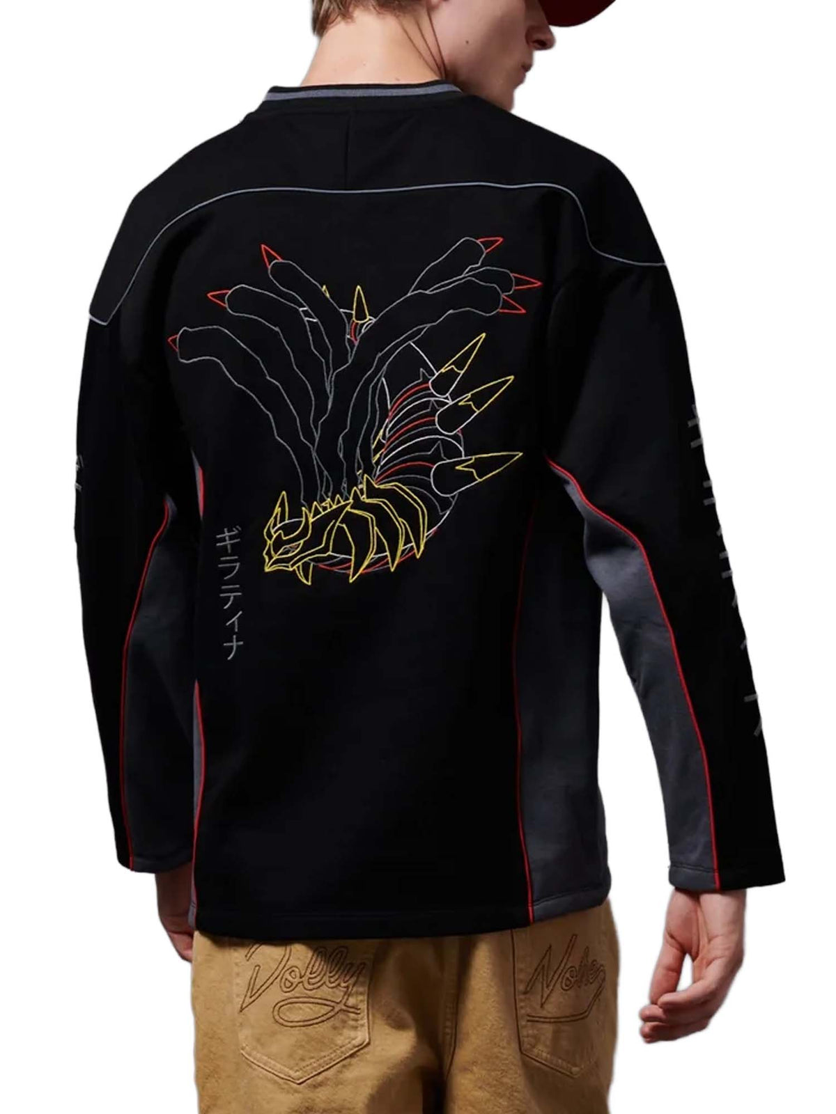 Dolly Noire Giratina Hockey Crewneck Nero