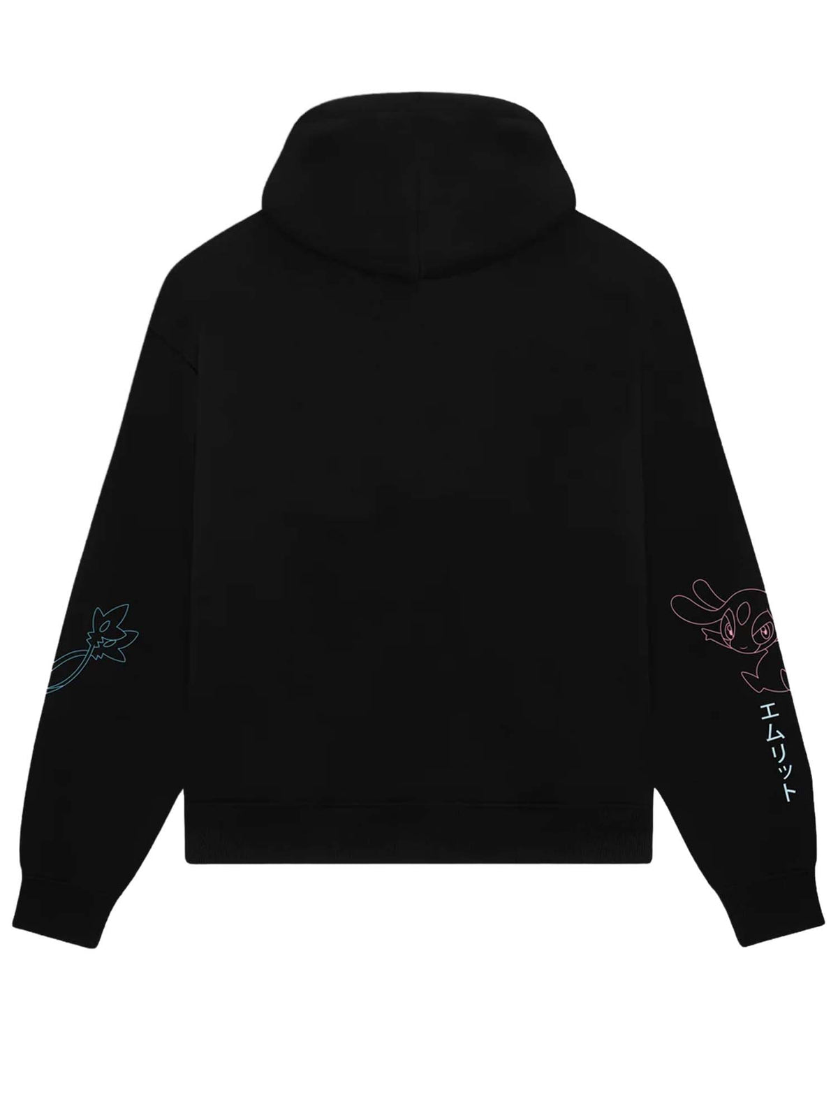 Dolly Noire Uxie, Mesprit, Azelf Hoodie Nero