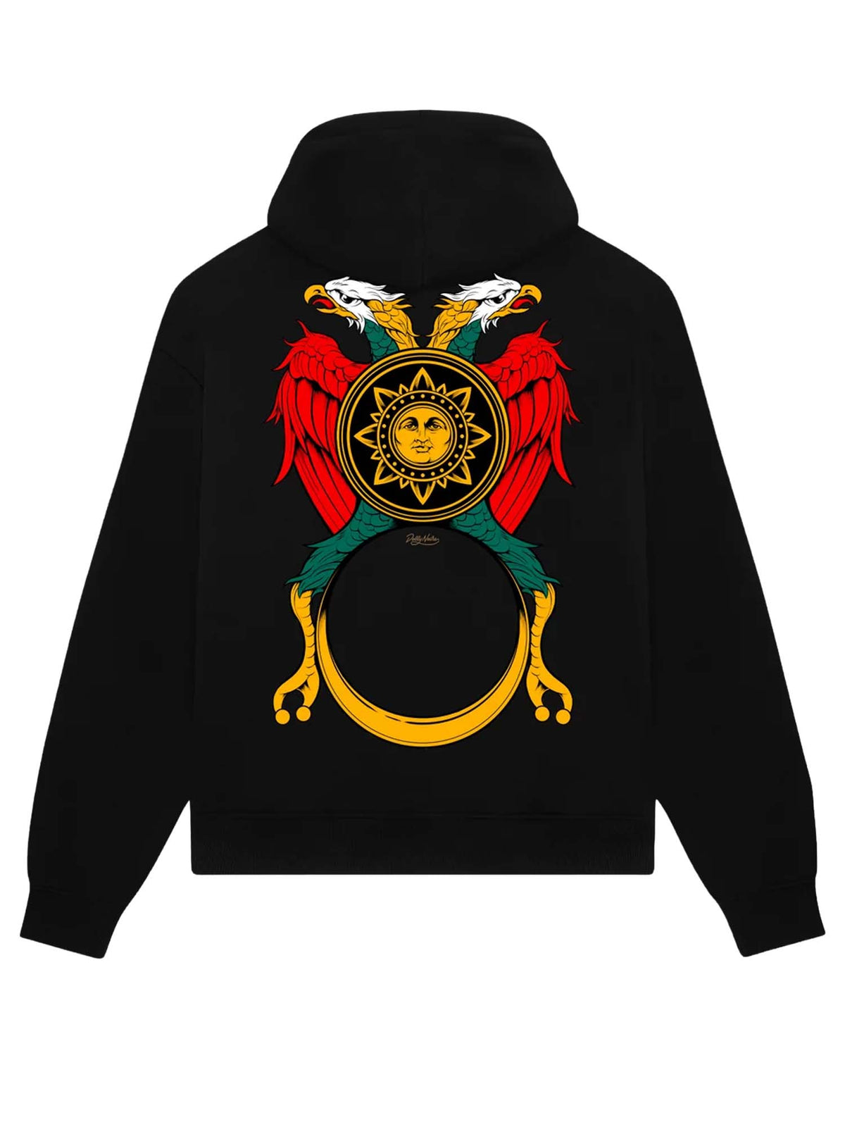 Dolly Noire Asso di Denari Hoodie Nero
