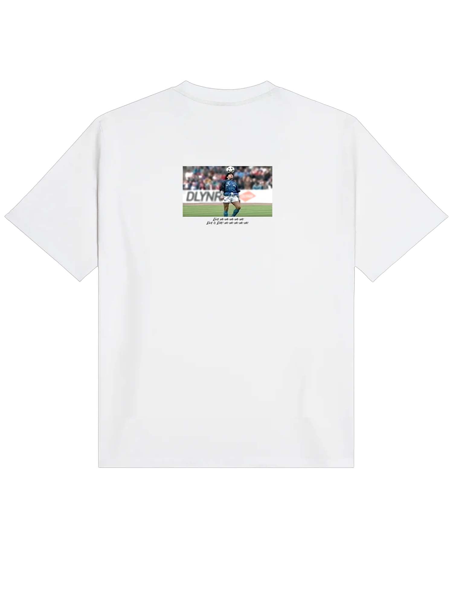 Dolly Noire Live Is Life Tee Bianco