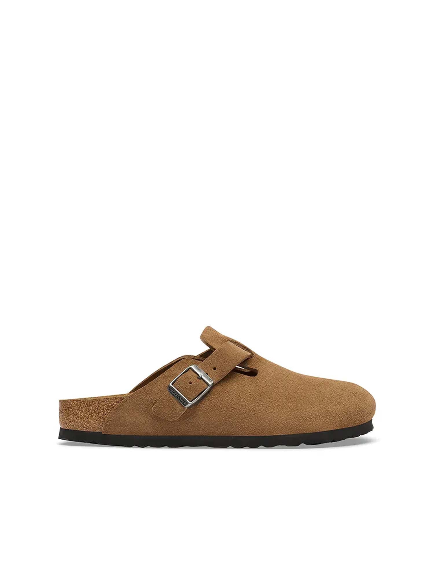 Birkenstock Boston (Pelle scamosciata) Marrone