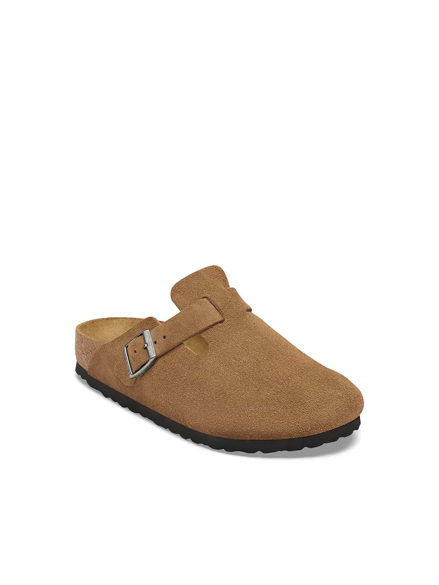 Birkenstock Boston (Pelle scamosciata) Marrone