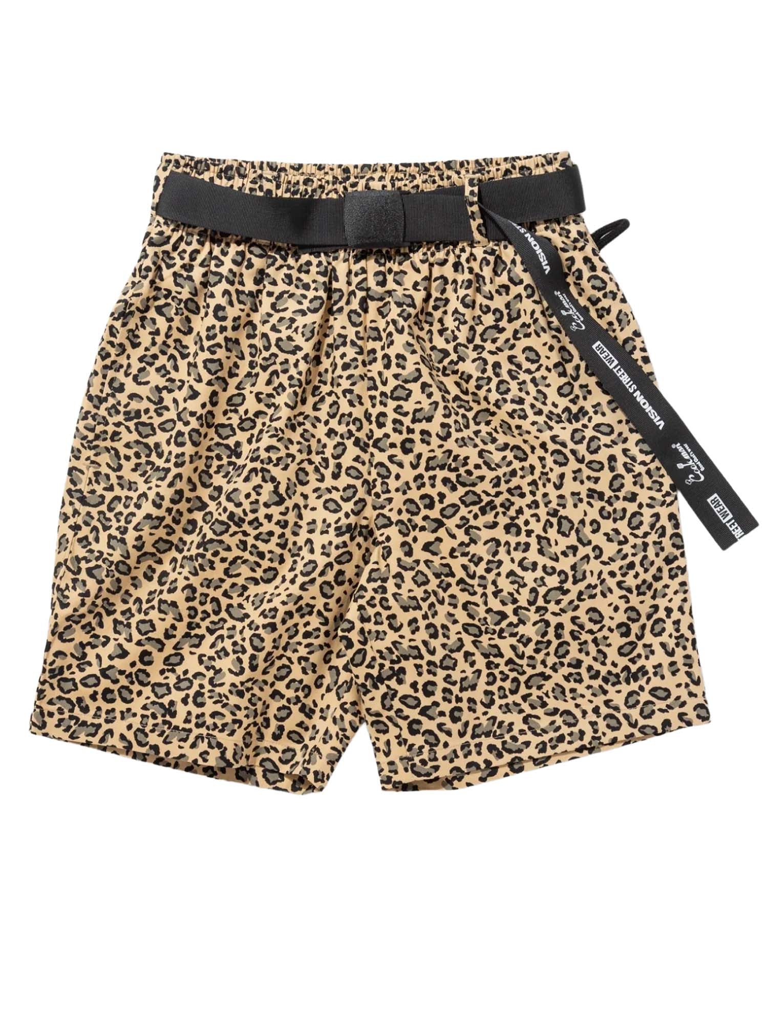 Cookman Pantaloni da Chef cintura corta nera Animalier
