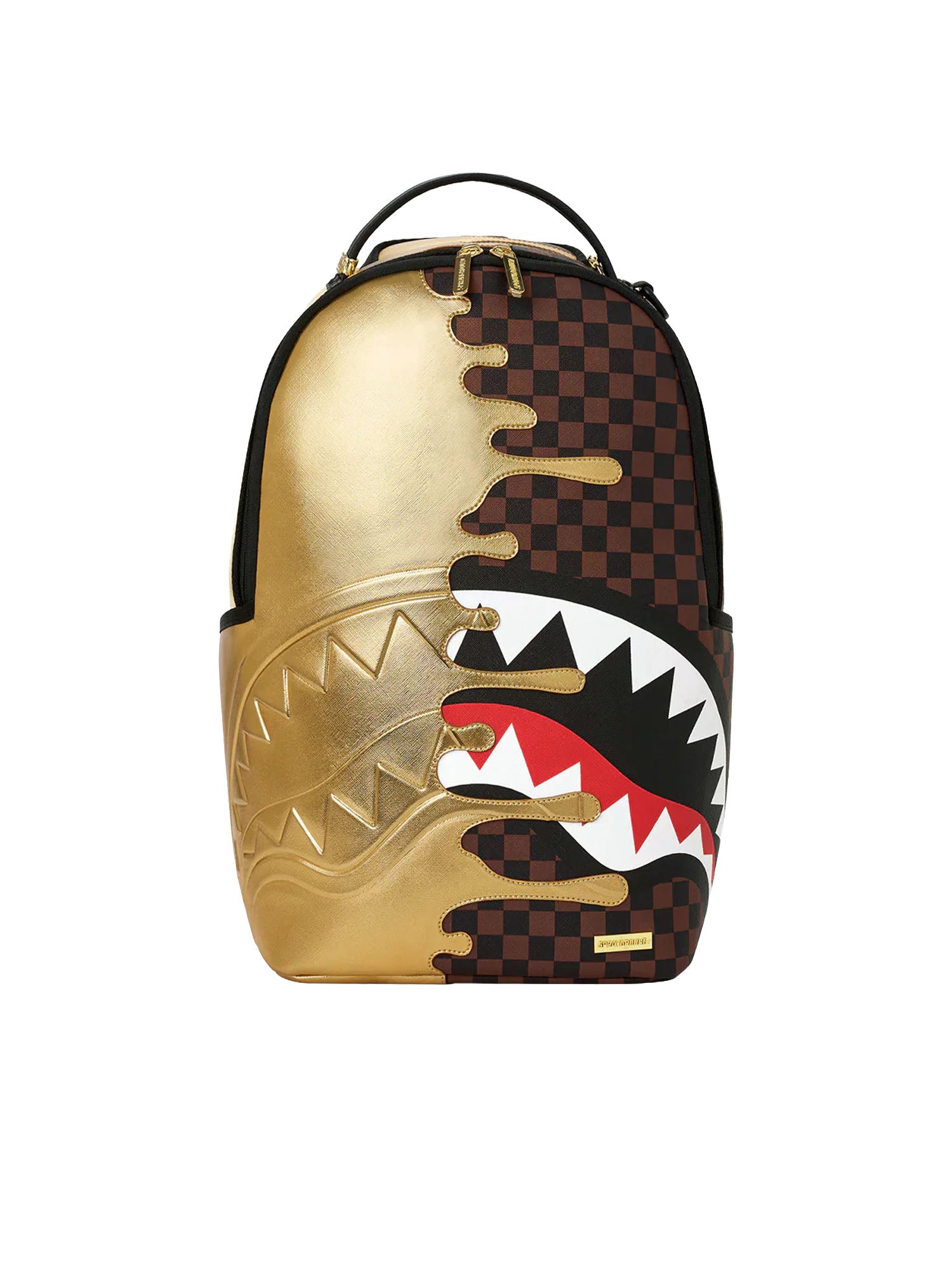 Sprayground Sharks In Paris Gold Drip Oro