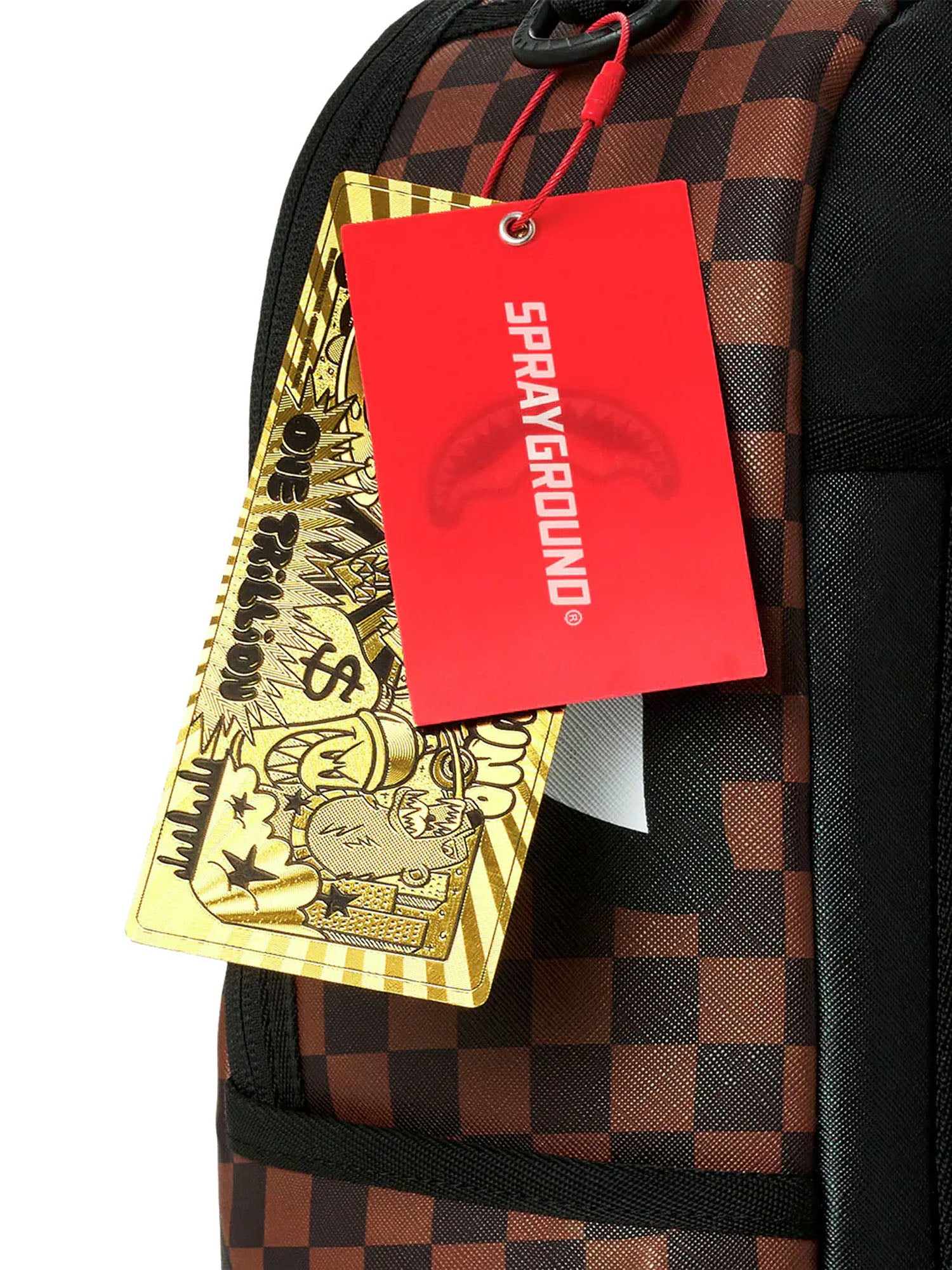 Sprayground Sharks In Paris Gold Drip Oro