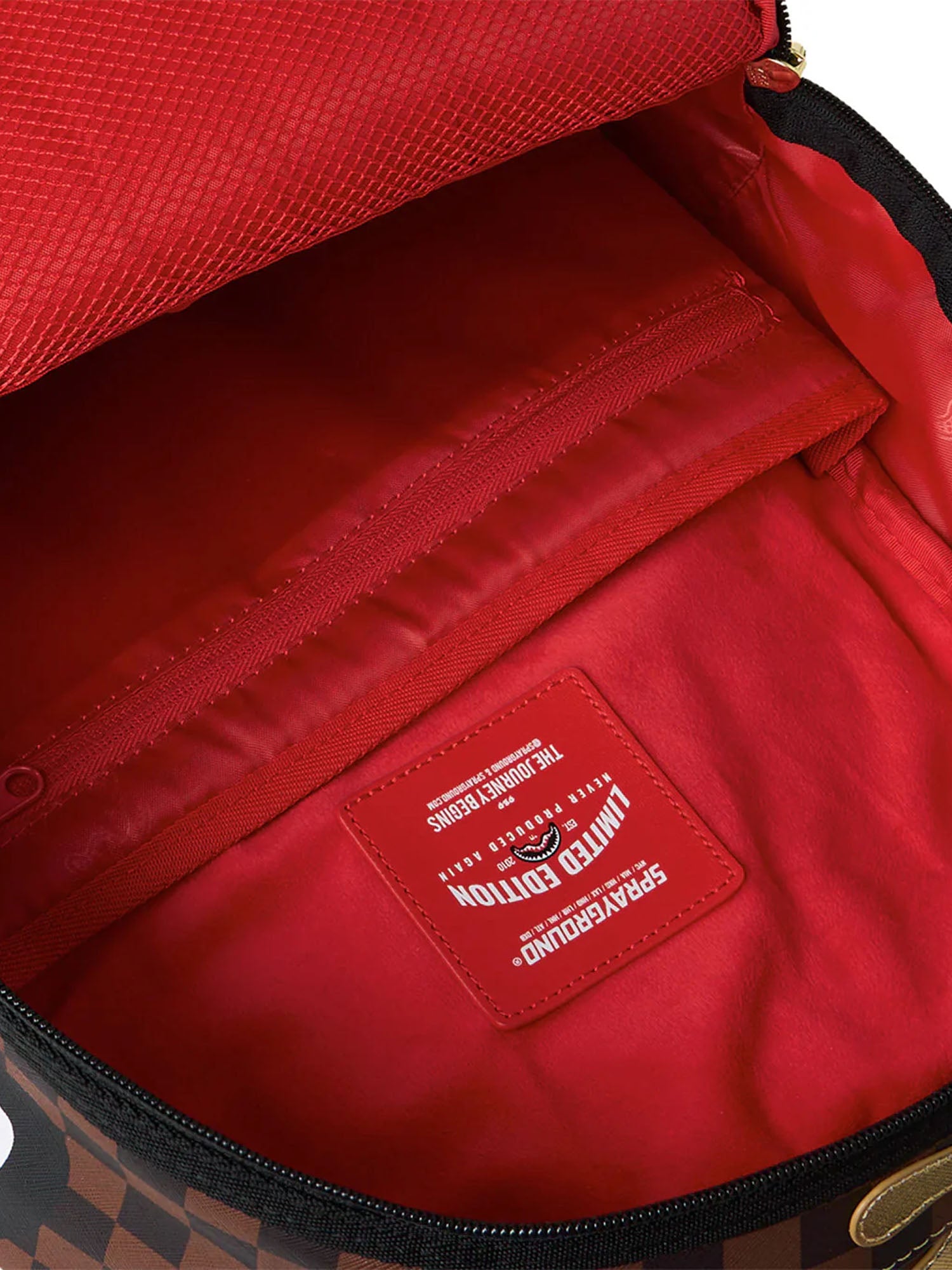 Sprayground Sharks In Paris Gold Drip Oro