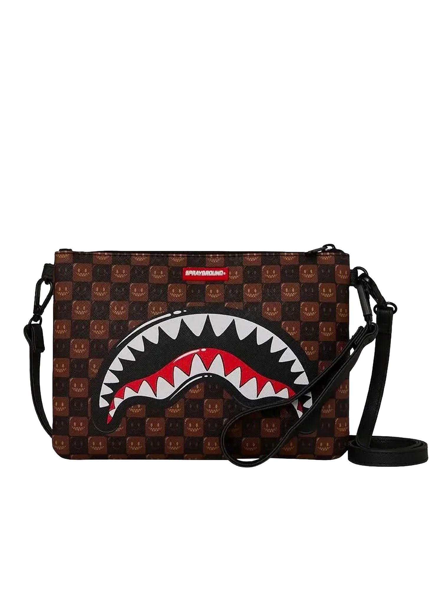 Sprayground Sharks In Paris Crossbody Marrone