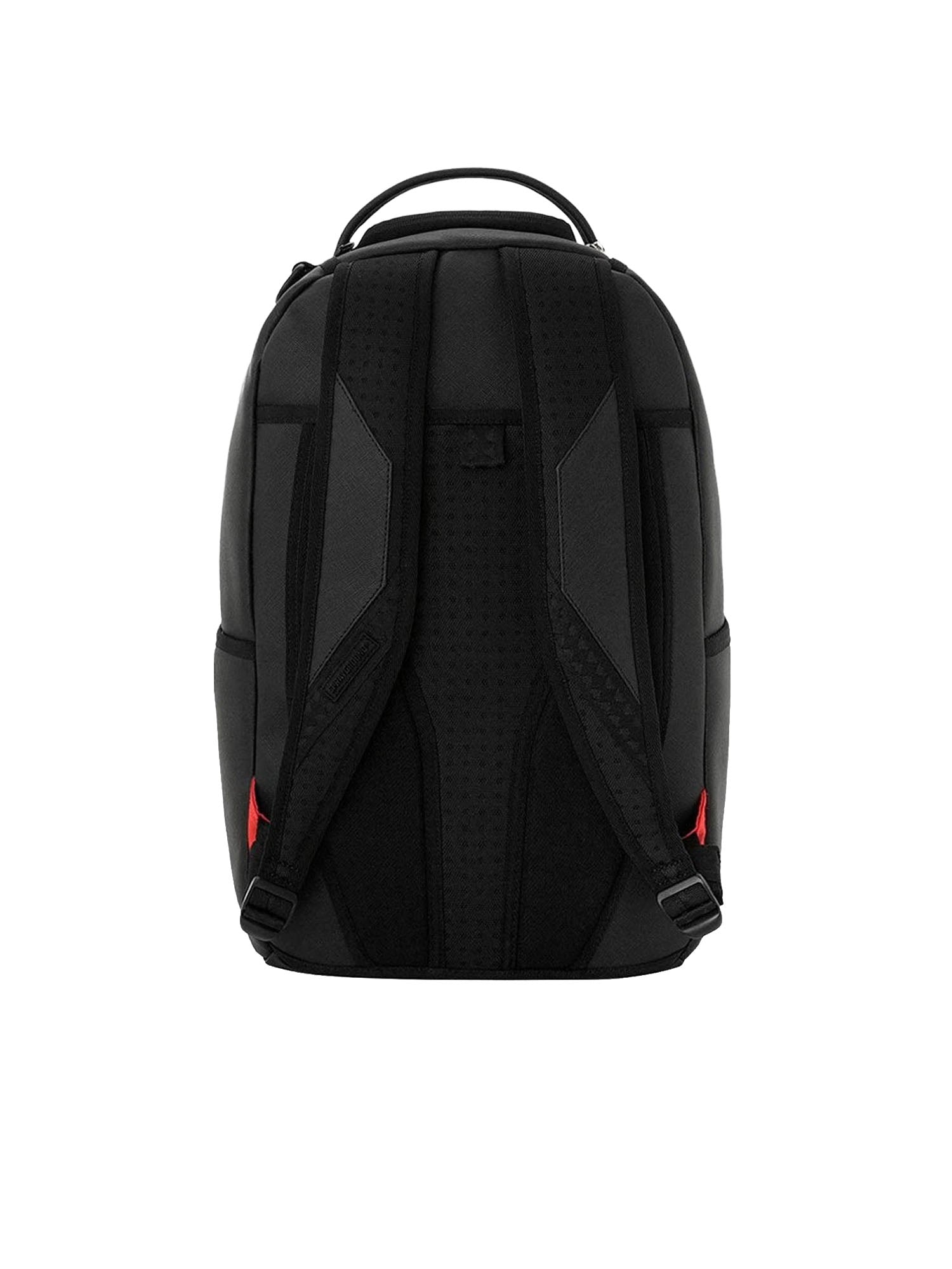 Sprayground Zaino Blacked Out Embossed Gold Tooth Nero