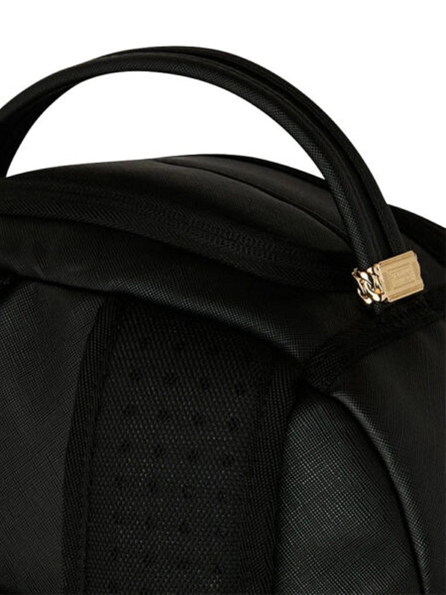 Sprayground Zaino Blacked Out Embossed Gold Tooth Nero