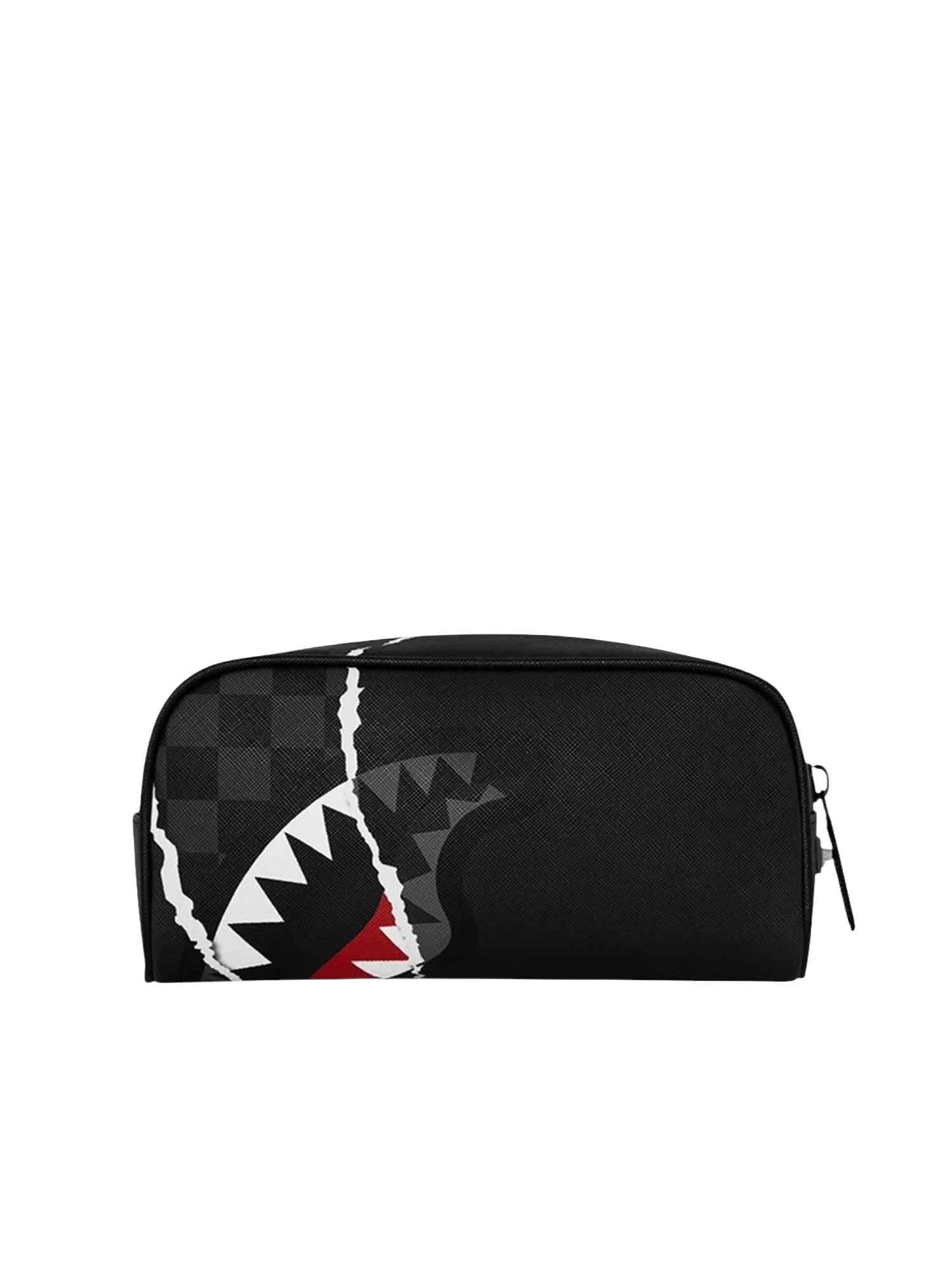 Sprayground Rip Shark Toiletry Nero