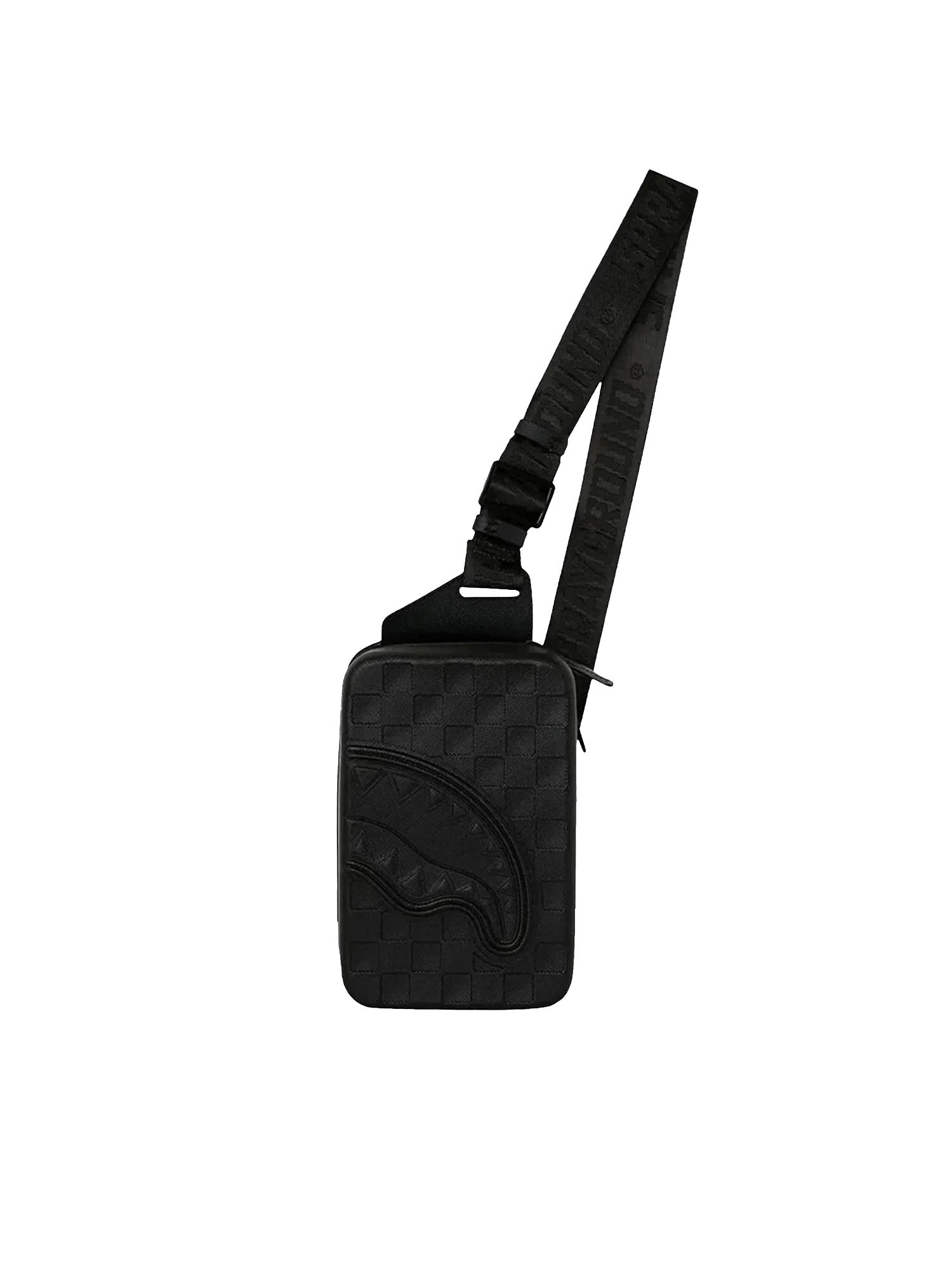 Sprayground Quilted Shark Sling Nero