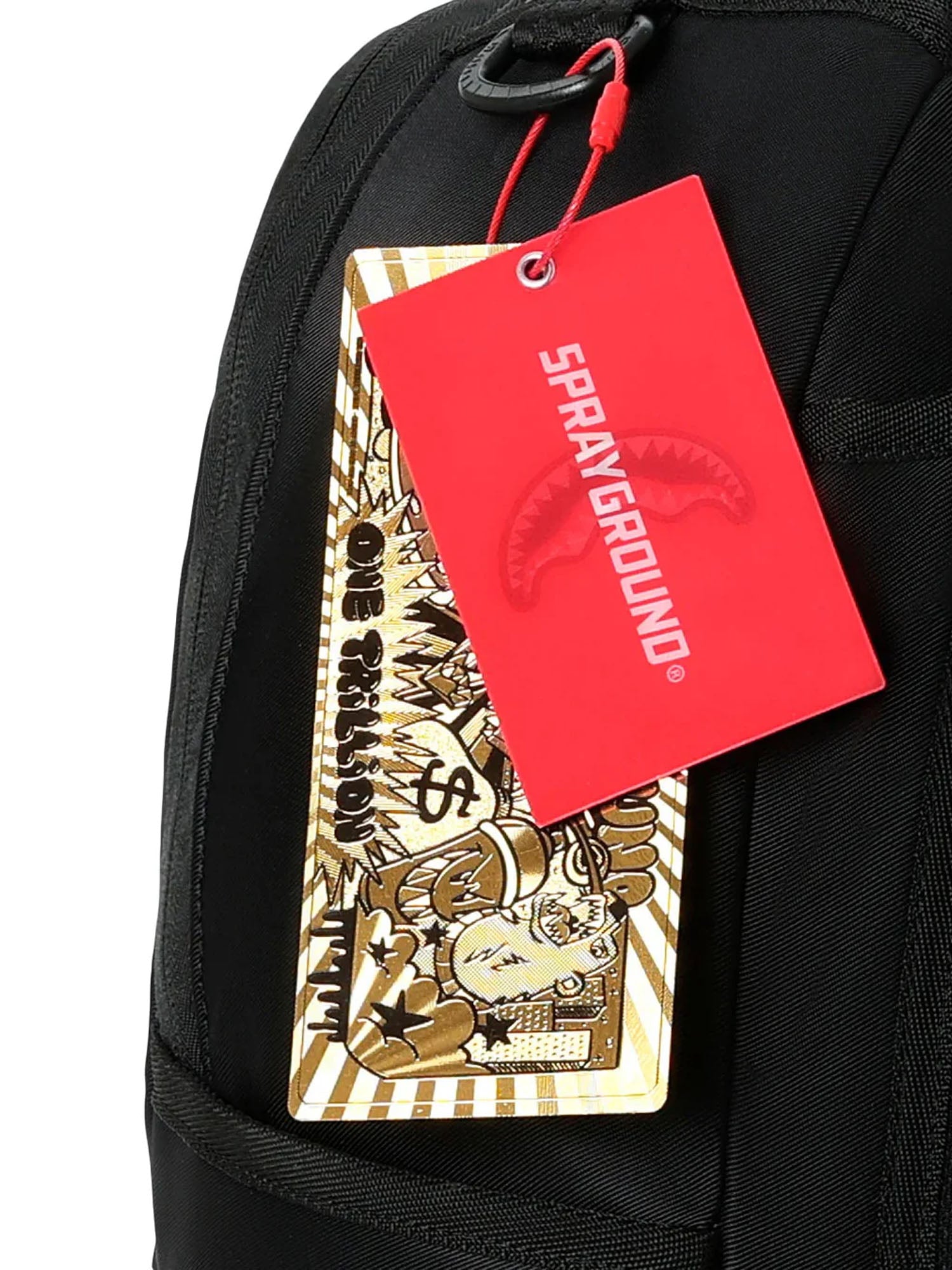 Sprayground Shark Central Blacked Out Embossed Nero