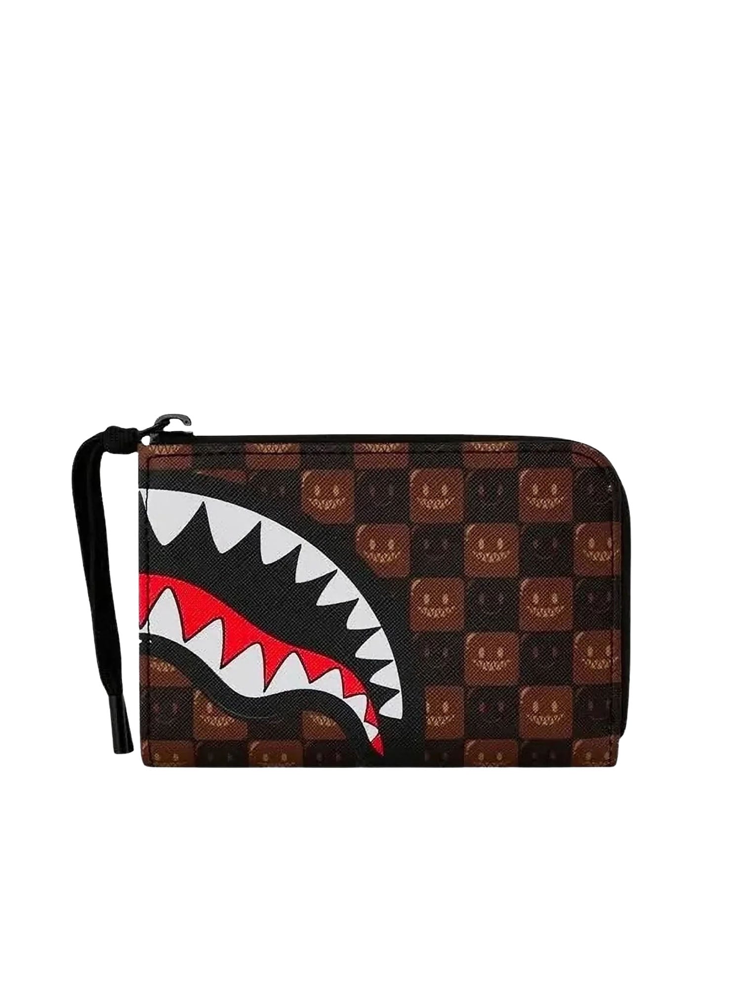 Sprayground Portafoglio Shark Marrone