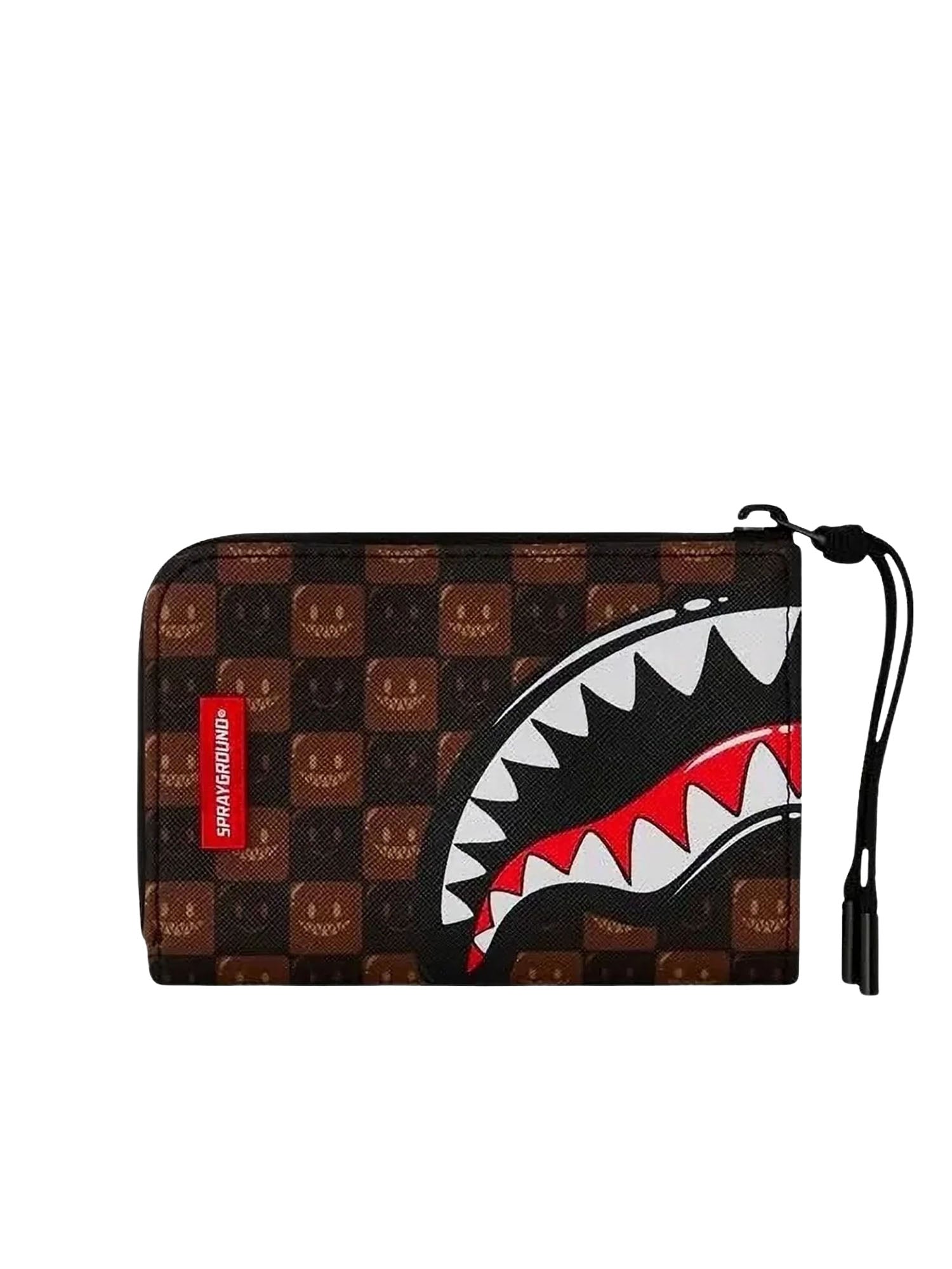 Sprayground Portafoglio Shark Marrone