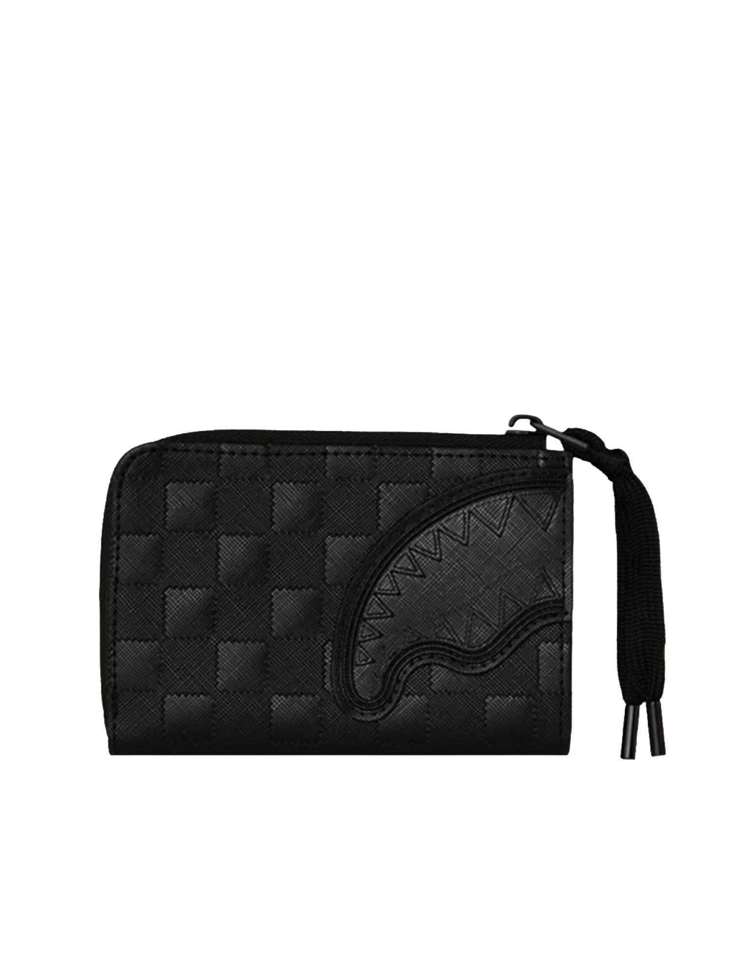 Sprayground Raised Check Portafoglio Nero