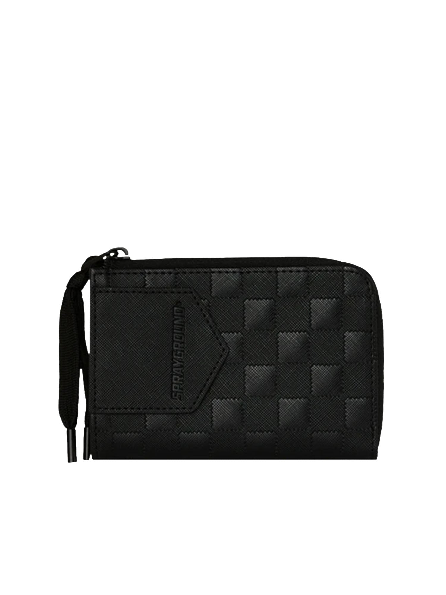 Sprayground Raised Check Portafoglio Nero