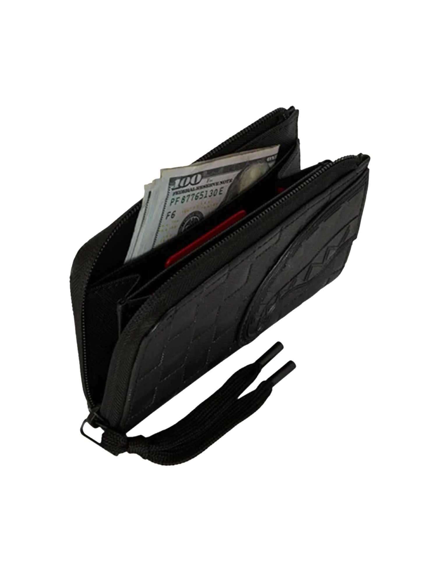 Sprayground Raised Check Portafoglio Nero