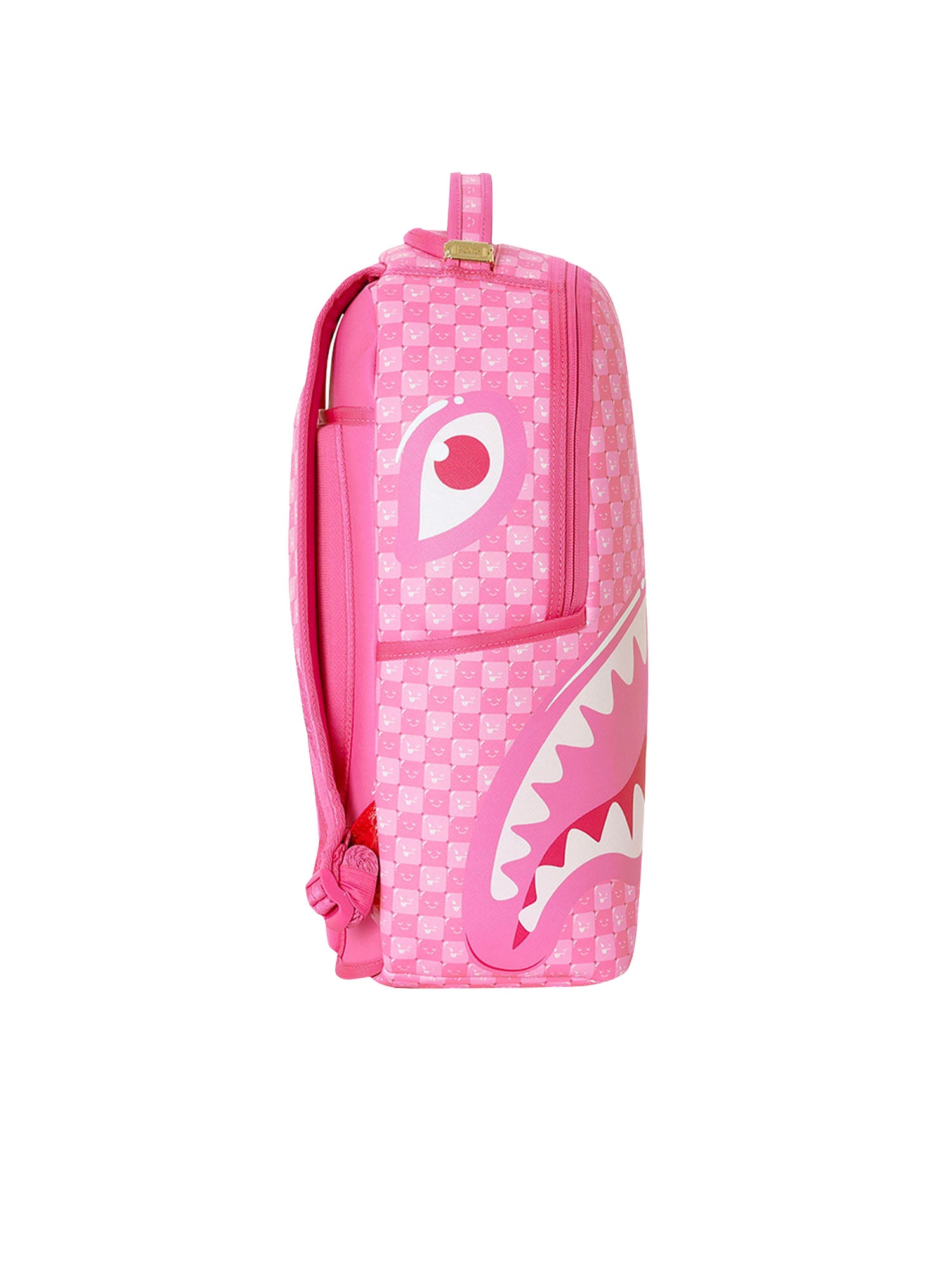 Sprayground Pink New Check Faces Backpack Rosa